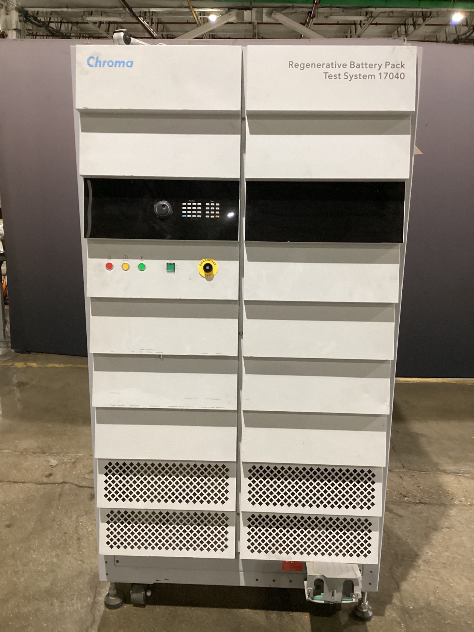 Chroma 17040 Regenerative Battery Pack Test System USED 1