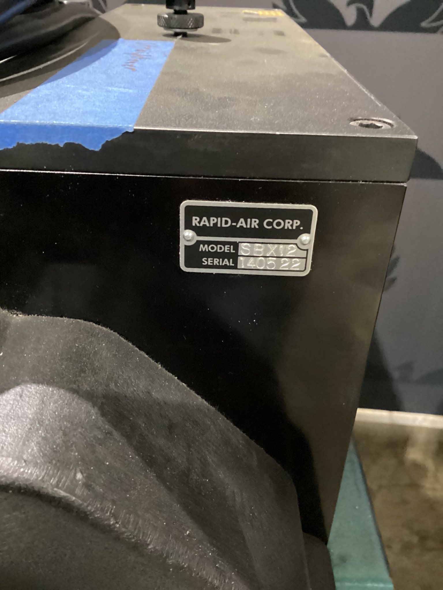 RAPID AIR SBX12 0.004" - 0.060" Sheet and Strip Straightener USED 8
