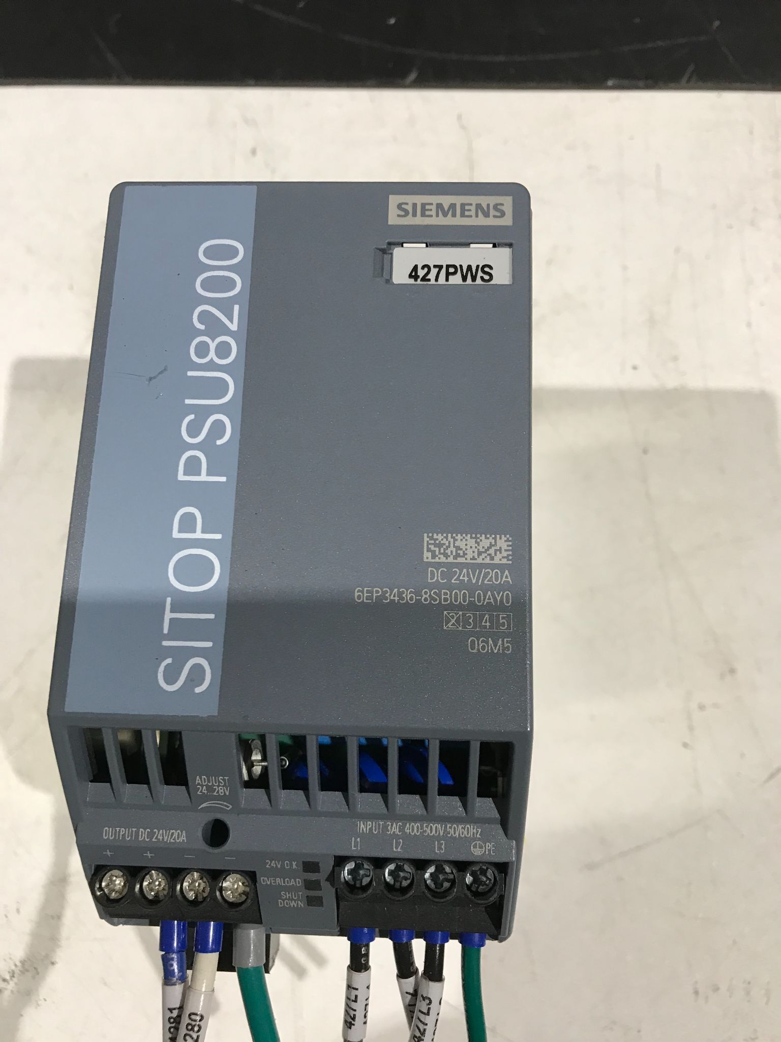 SIEMENS 6EP3436-8SB00-0AY0 SITOP PSU8200 Power Supply USED 1