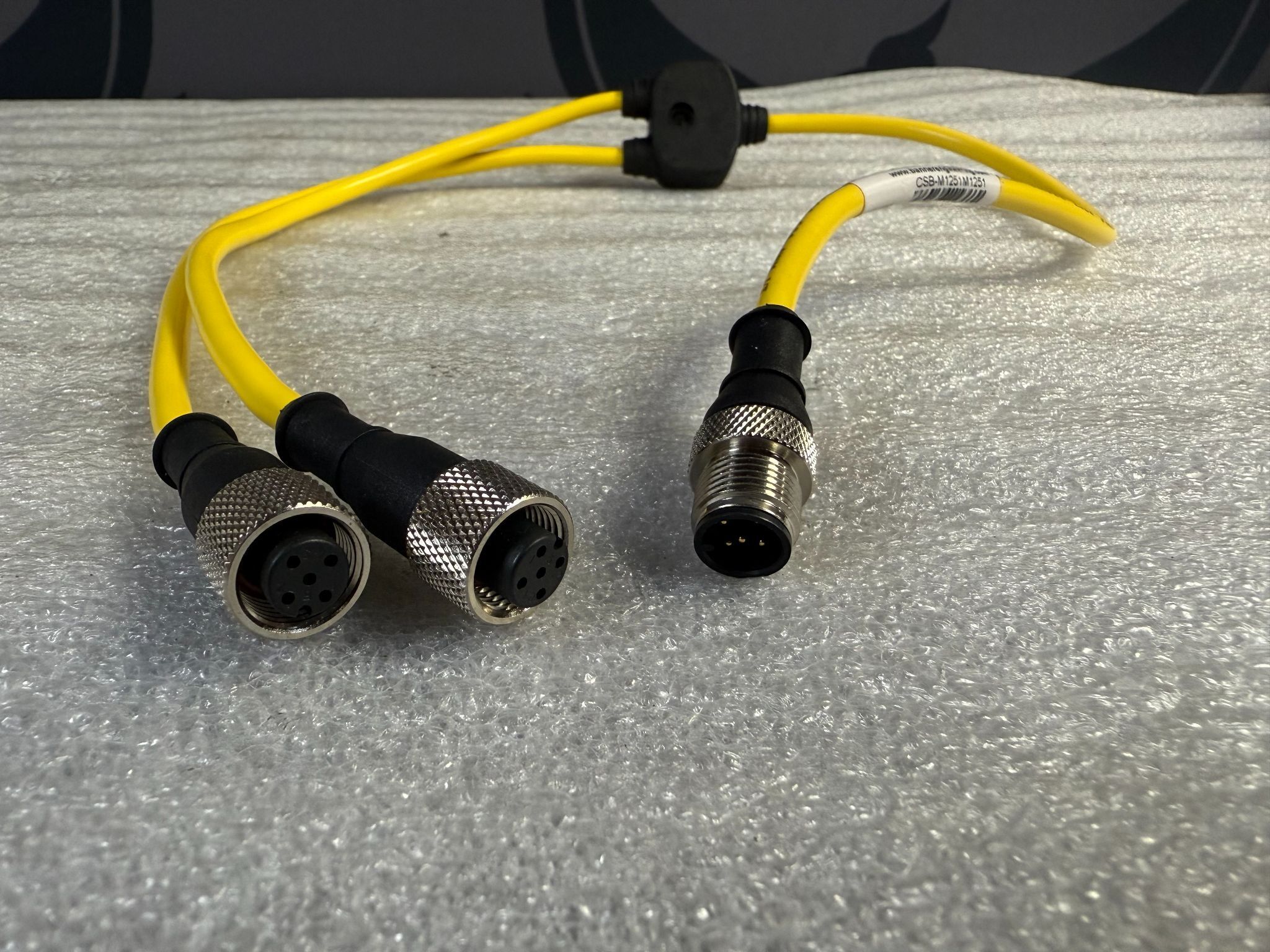 BANNER CSB-M1251M1251 M12 5-Pin Splitter Cable 93317 NEW 1