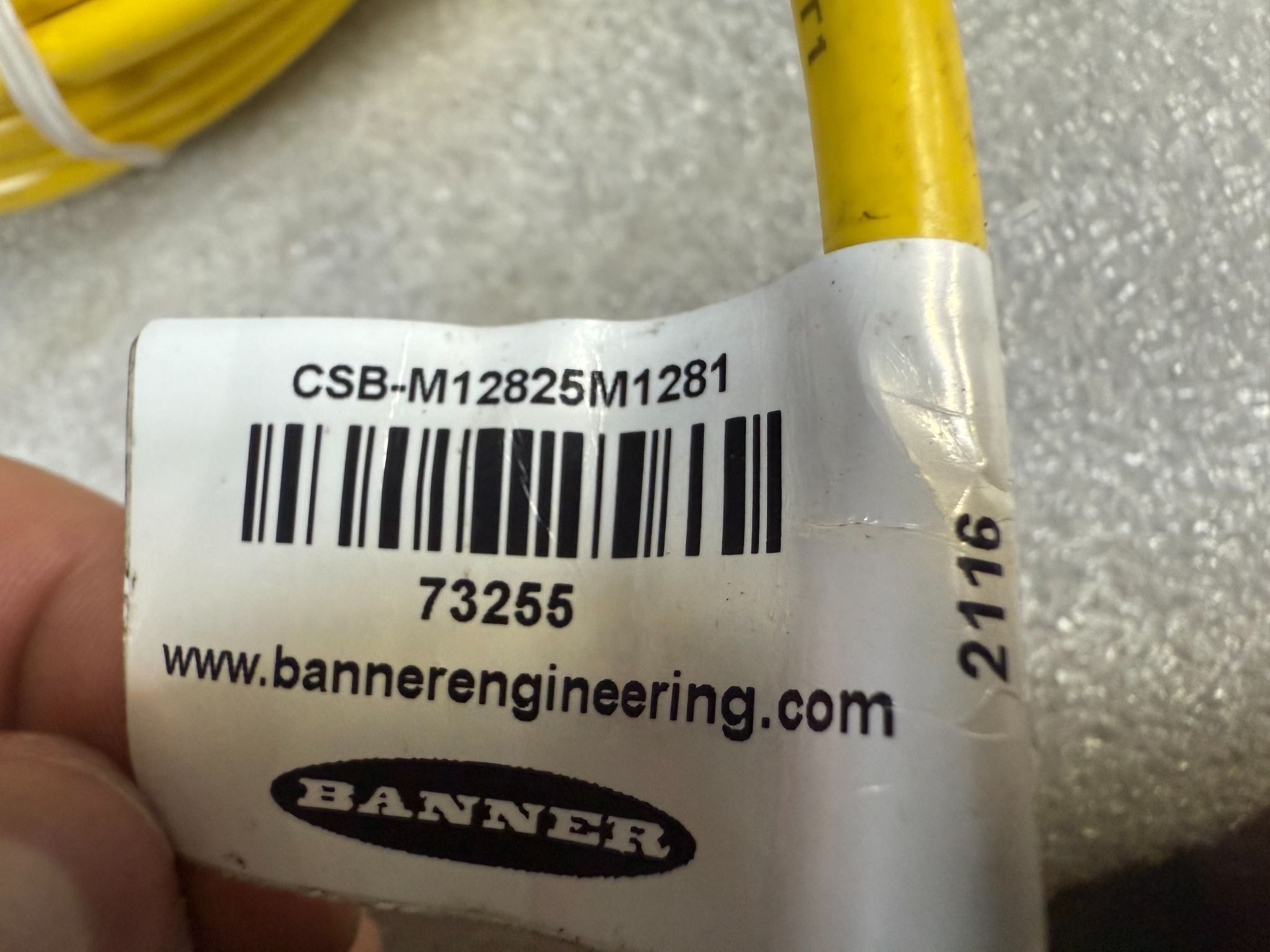 BANNER CSB-M12825M1281 M12 8-Pin Splitter Cable 73255 NEW 3