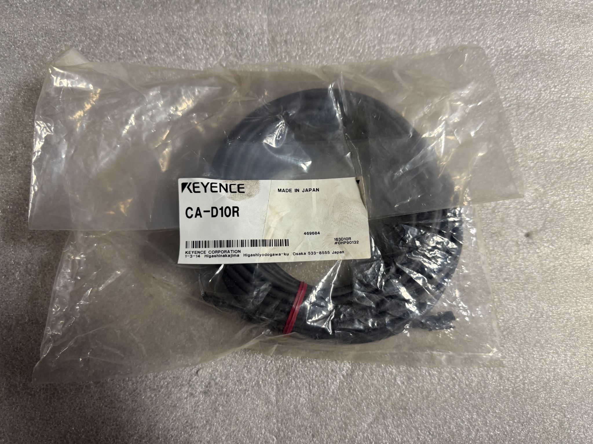 KEYENCE CA-D10R Lighting Cable (10m) NEW 0