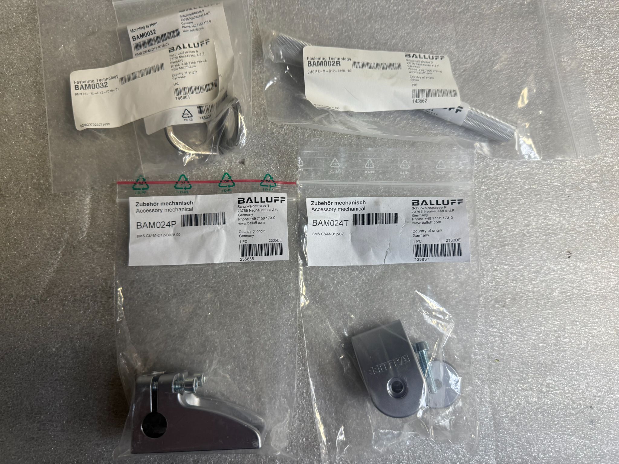 BALLUFF BAV BP-PH-00105-01 Mounting Kit for Smartlight SET016U NEW 2