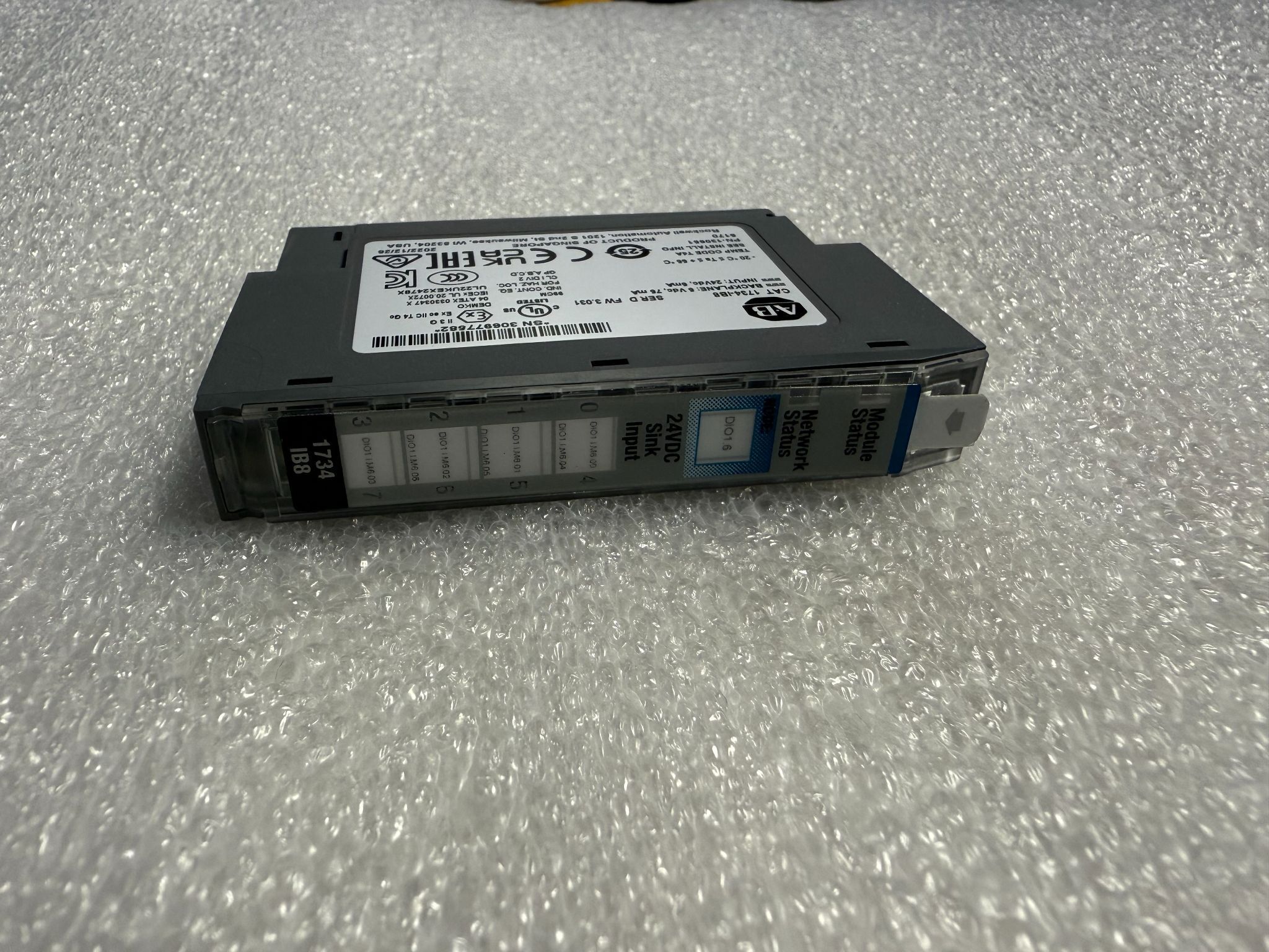 ALLEN BRADLEY 1734-IB8 POINT I/O 8 Point Digital Input Module USED 0