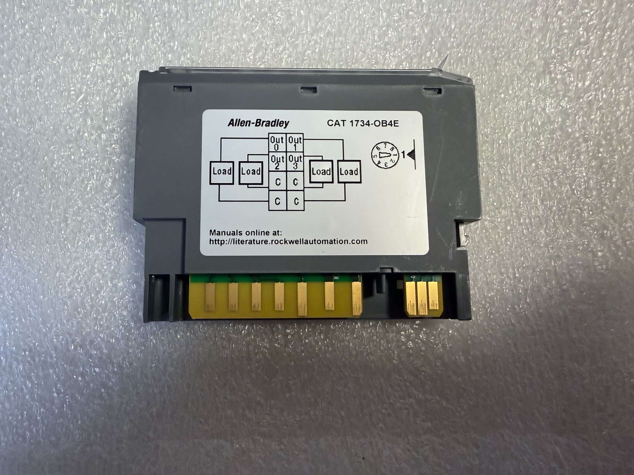 ALLEN-BRADLEY 1734-OB4E POINT I/O 4 Point Digital Output Module USED 1