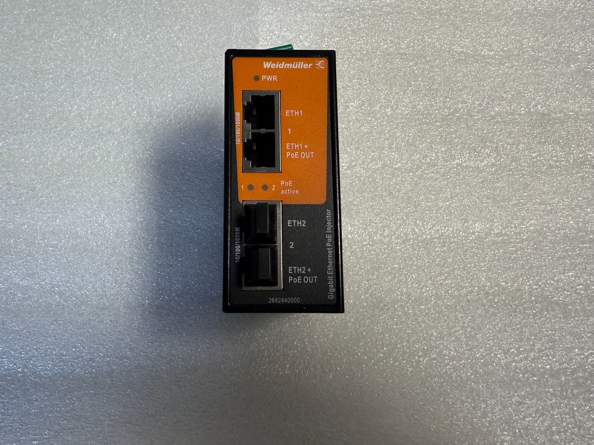 WEIDMULLER 2682440000 IE-INJ-EL02-2GTPOE Ethernet Switch USED 0