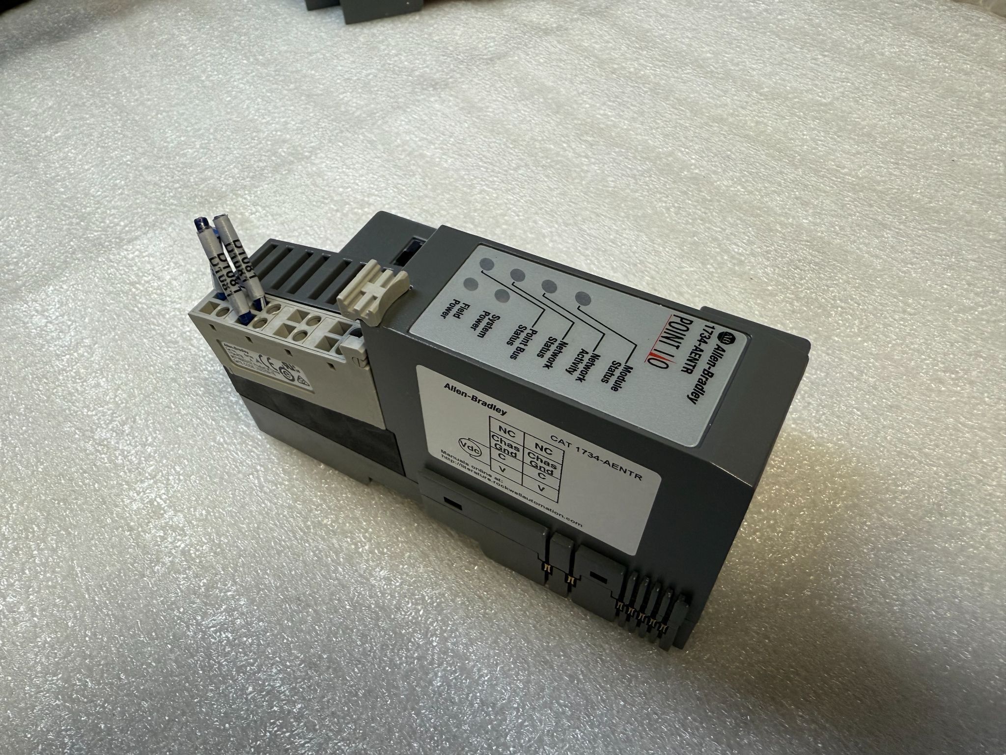 ALLEN BRADLEY 1734-AENTR Point I/O Network Adapter Module USED 2