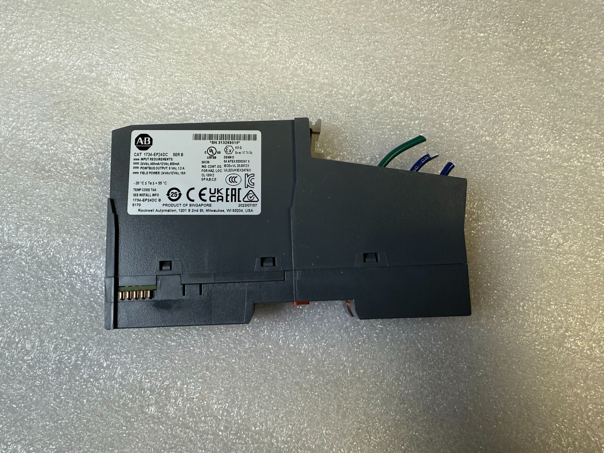 ALLEN BRADLEY 1734-EP24DC Point I/O Expansion Power Module USED 1