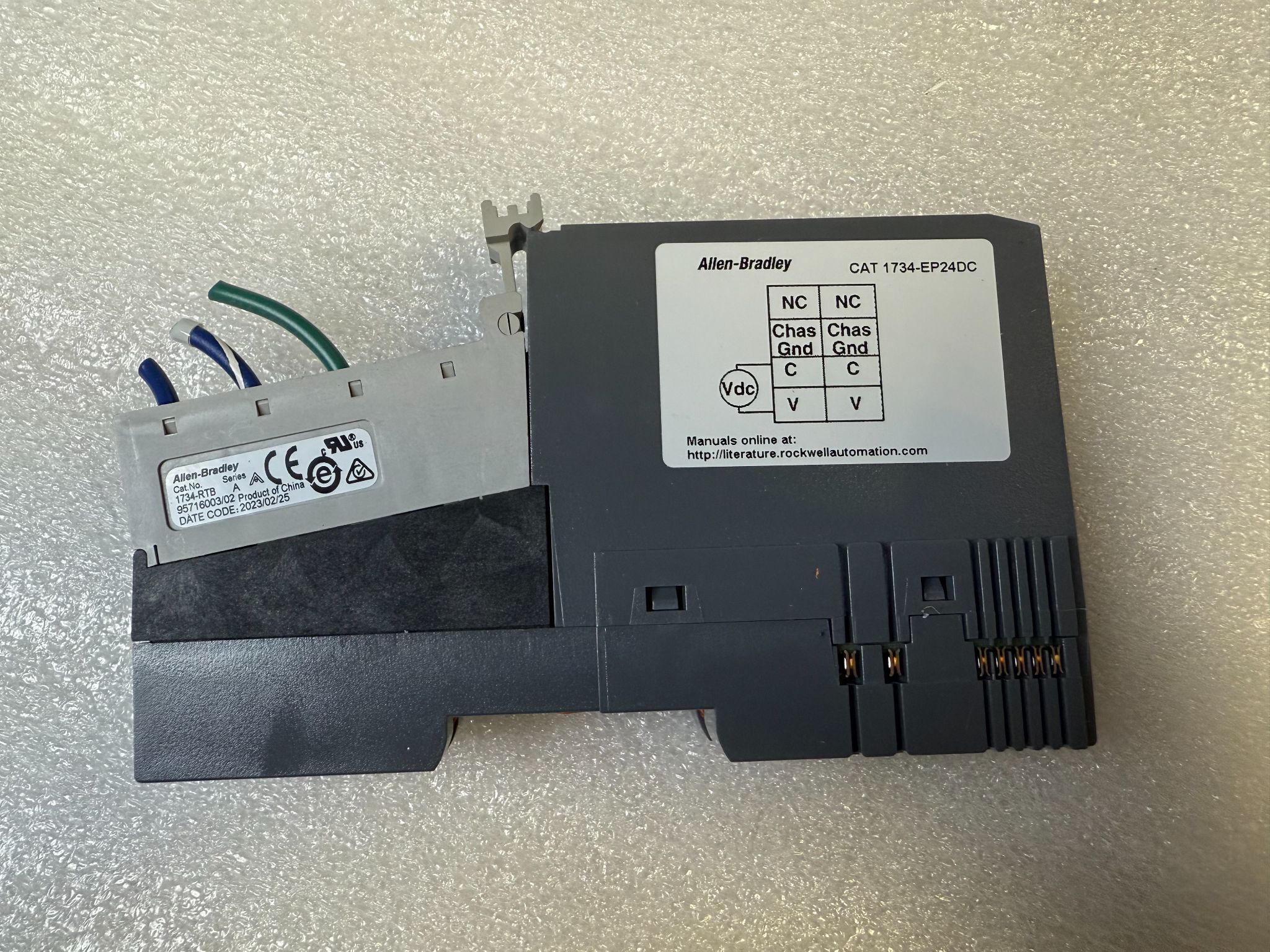 ALLEN BRADLEY 1734-EP24DC Point I/O Expansion Power Module USED 3