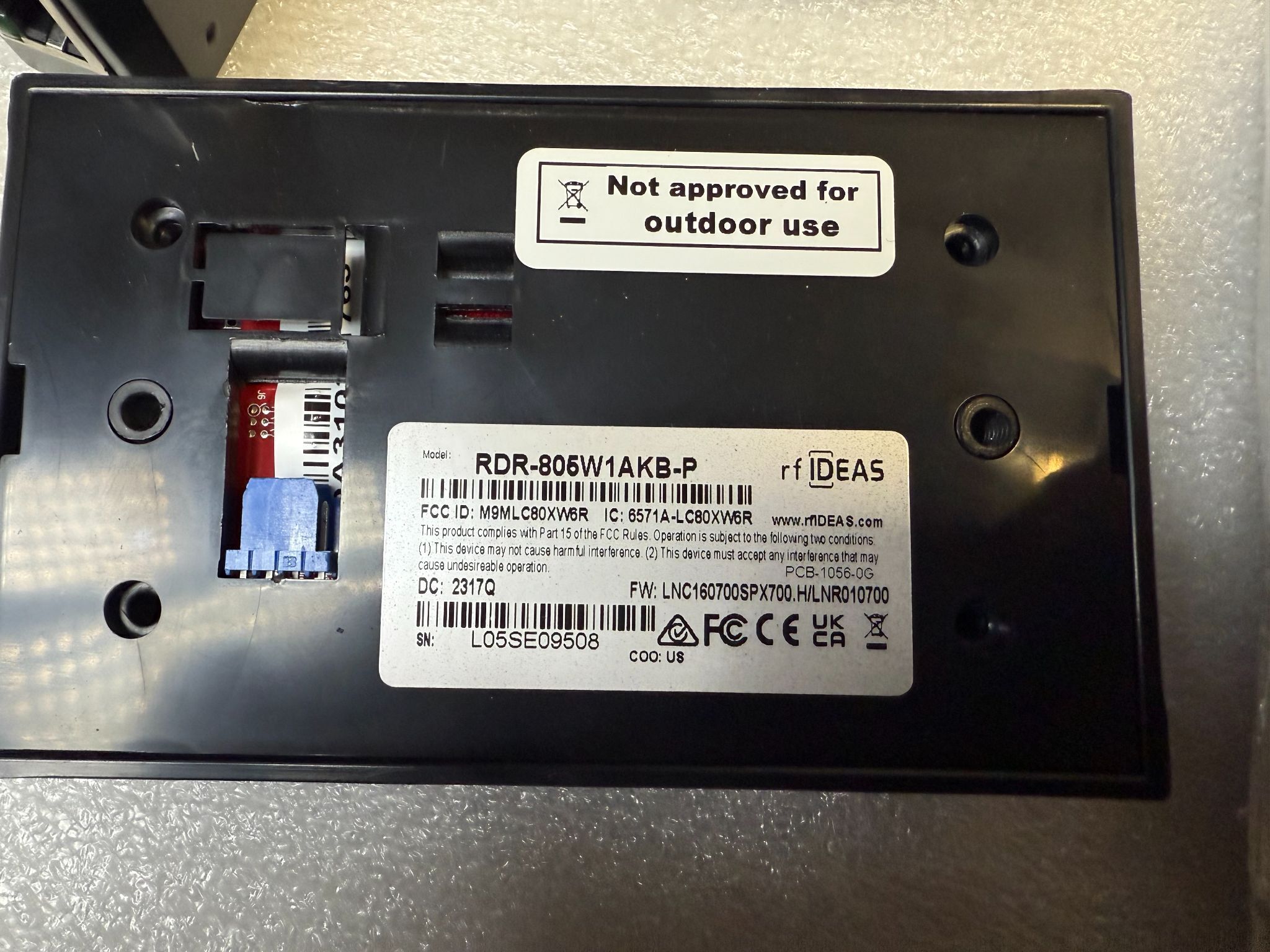 RF IDeas RDR-805W1AKB-P RFID Proximity Reader USED 4
