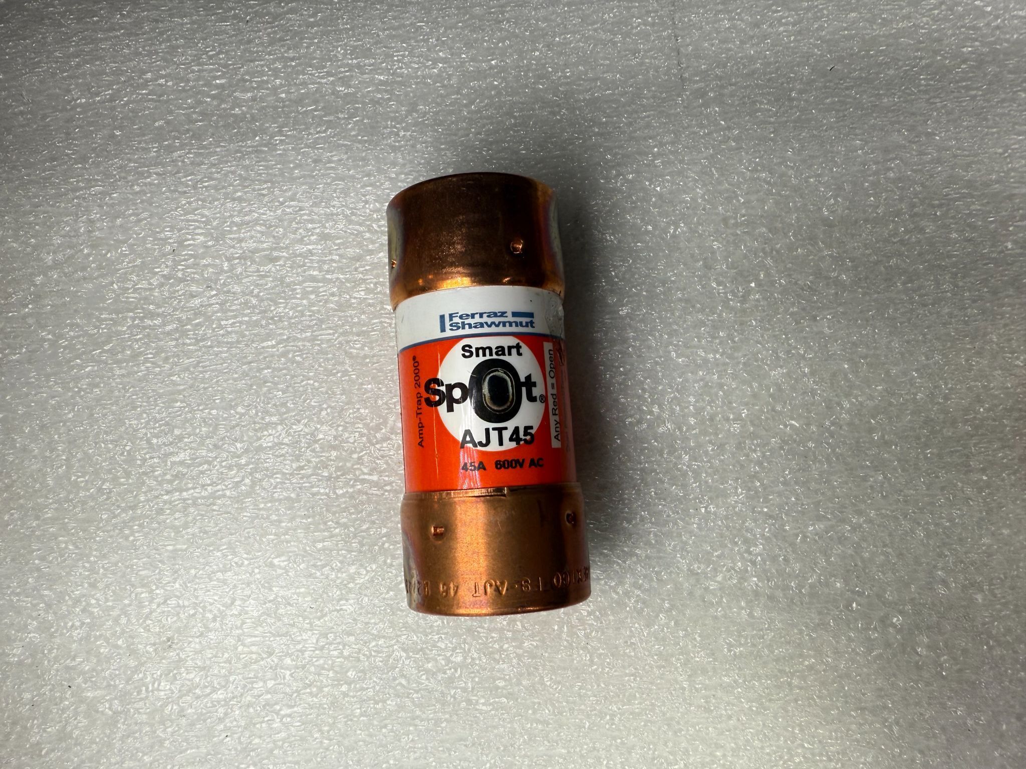 MERSEN AJT45 Class J Time‑Delay Fuse 45A 600VAC NEW (10 Pack) 3