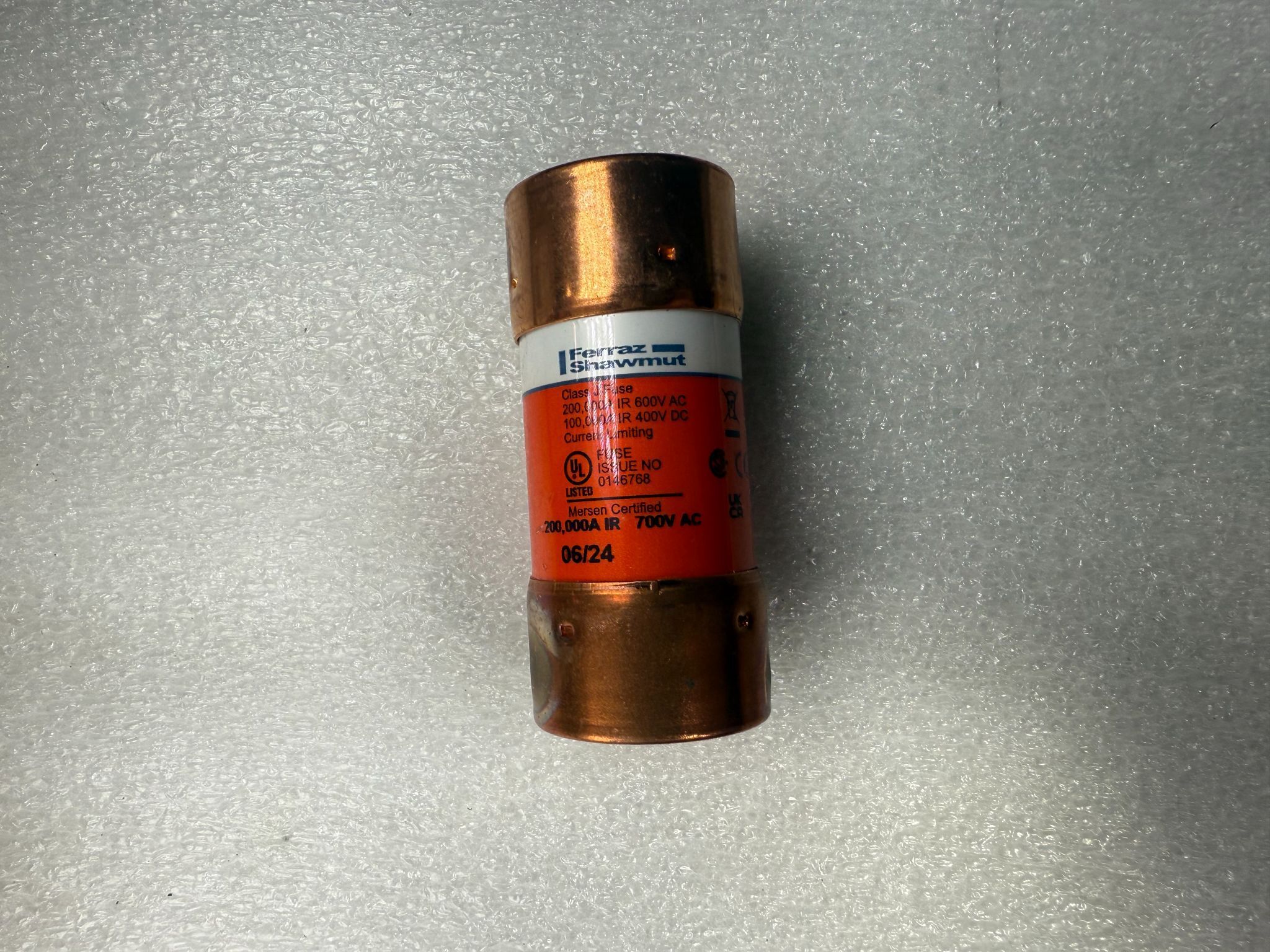 MERSEN AJT45 Class J Time‑Delay Fuse 45A 600VAC NEW (10 Pack) 4