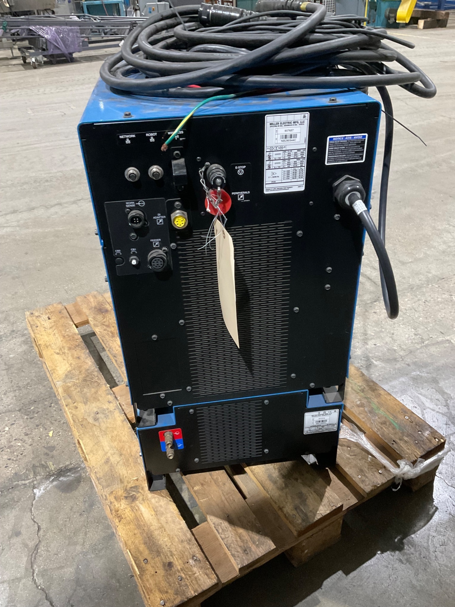MILLER 907657 Auto-Continuum 500 Welder w/ Cooler & Wire Feeder USED – Low Hours 4