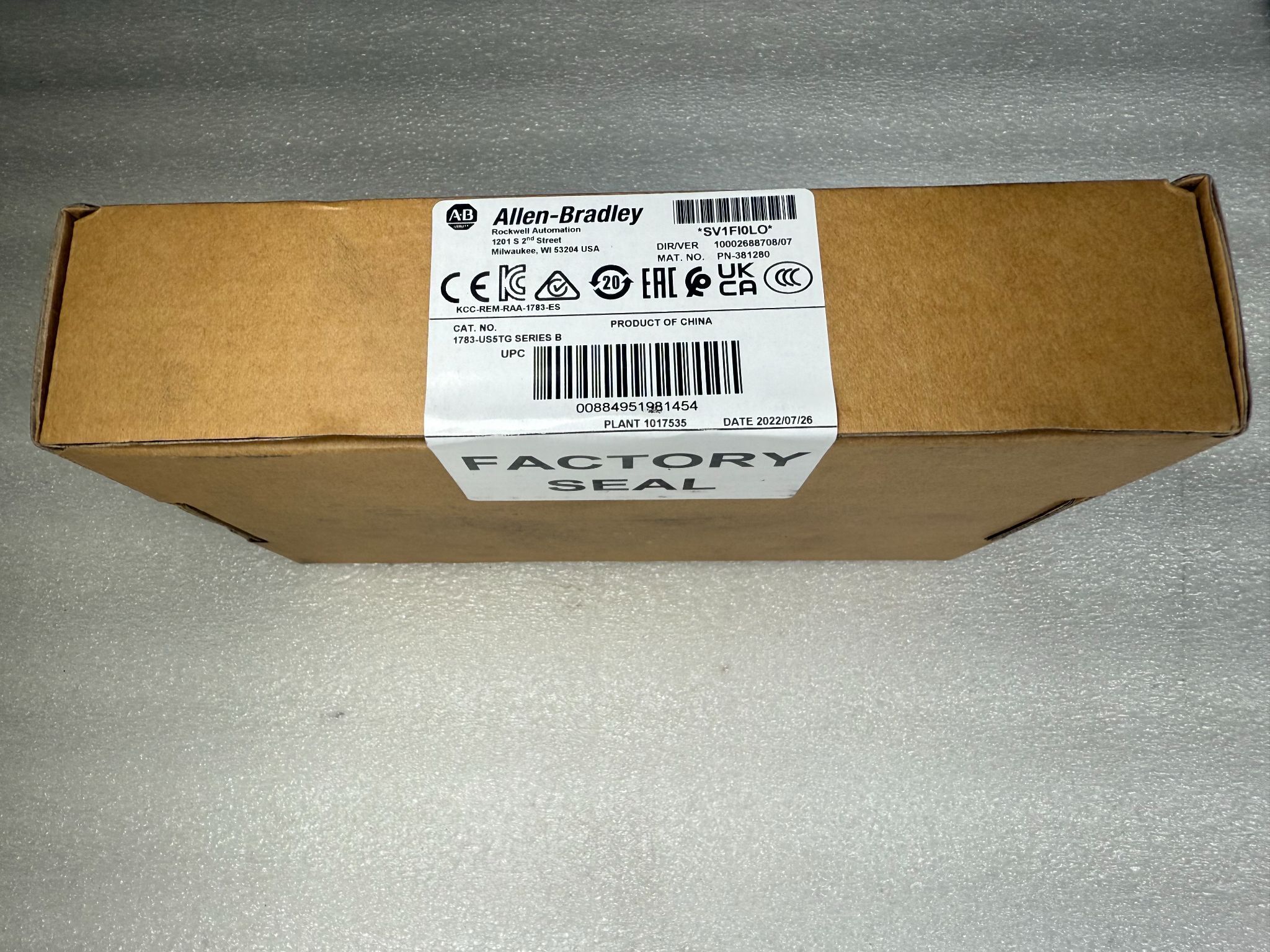 ALLEN BRADLEY 1783-US5TG Stratix 2000 5TG Unmanaged Switch NEW 0