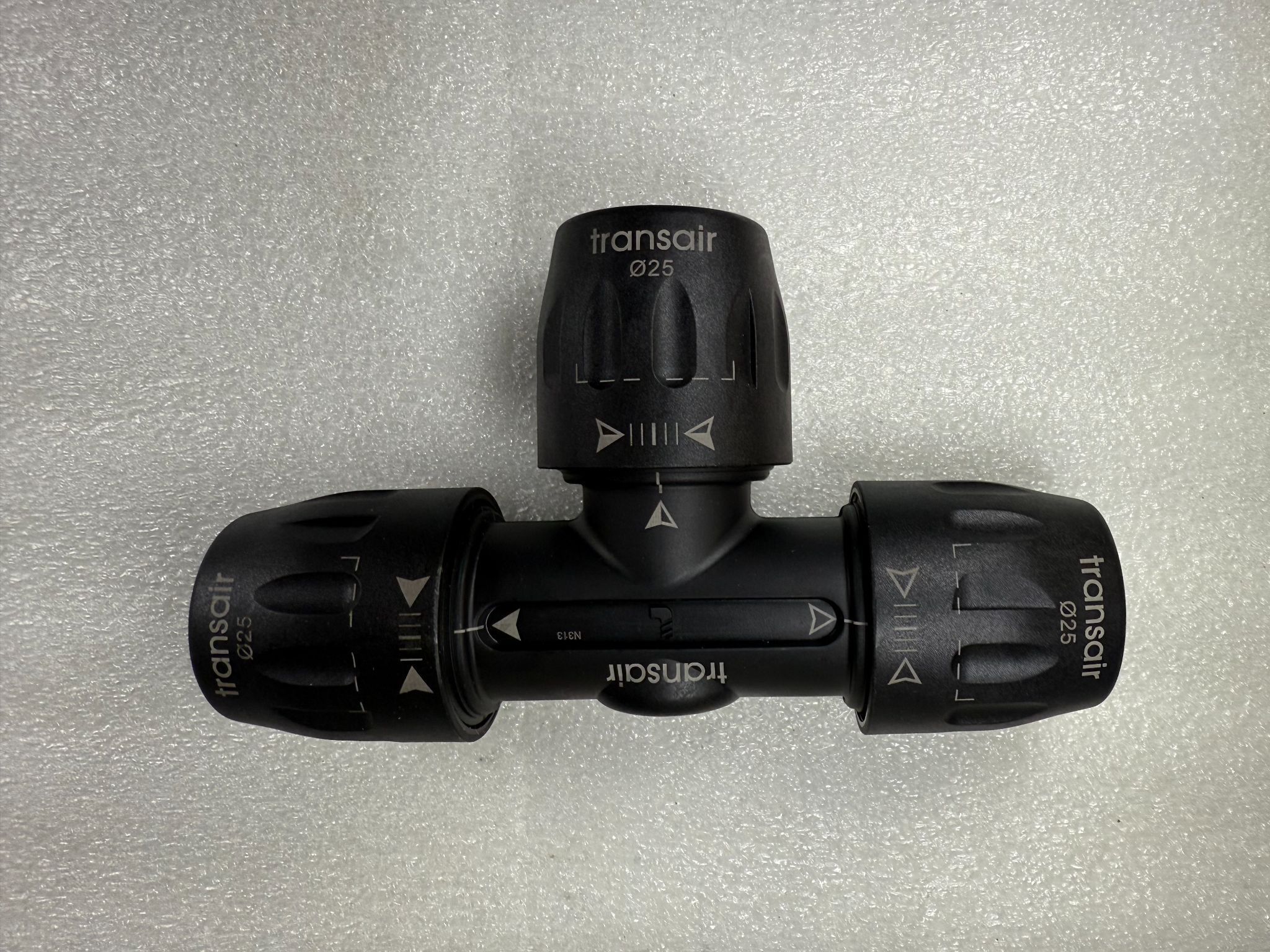 PARKER 6604 25 00 Transair 1" (25mm) Equal Tee NEW (6-Pack) 3