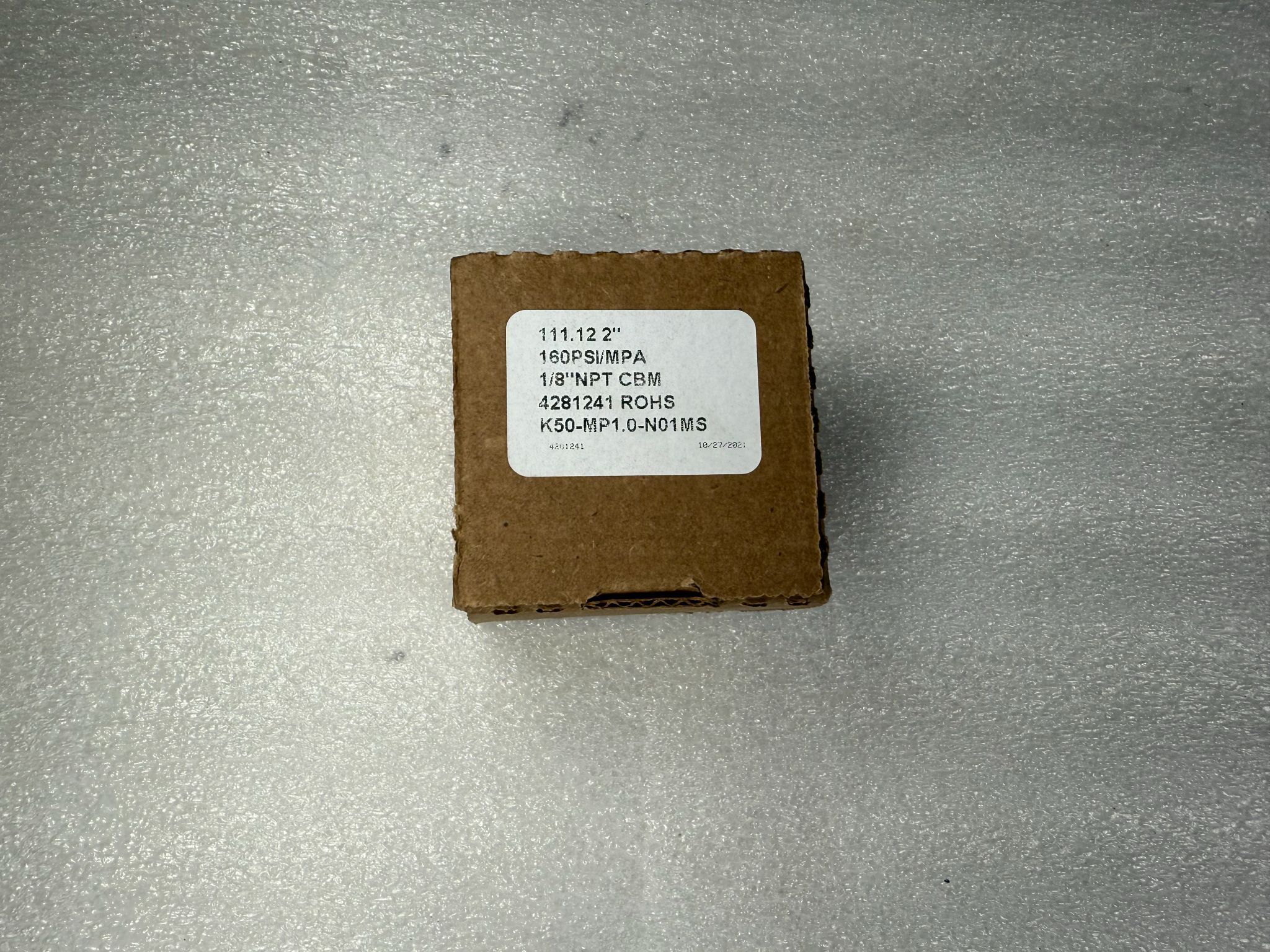 SMC K50-MP1.0-N01MS Pressure Gauge NEW 0
