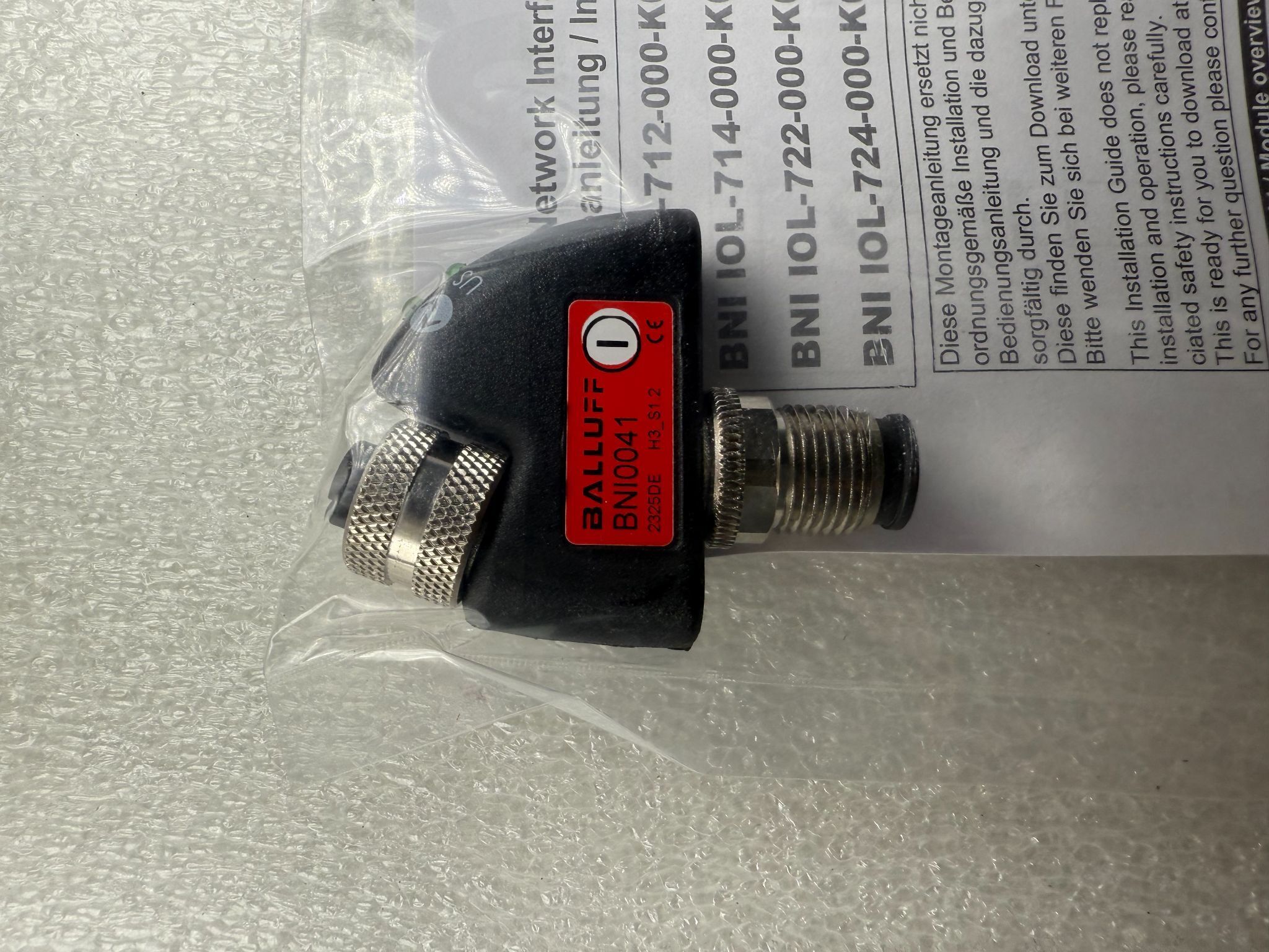 BALLUFF BNI IOL-712-000-K023 IO-Link Analog Signal Converter BNI0041 NEW 2
