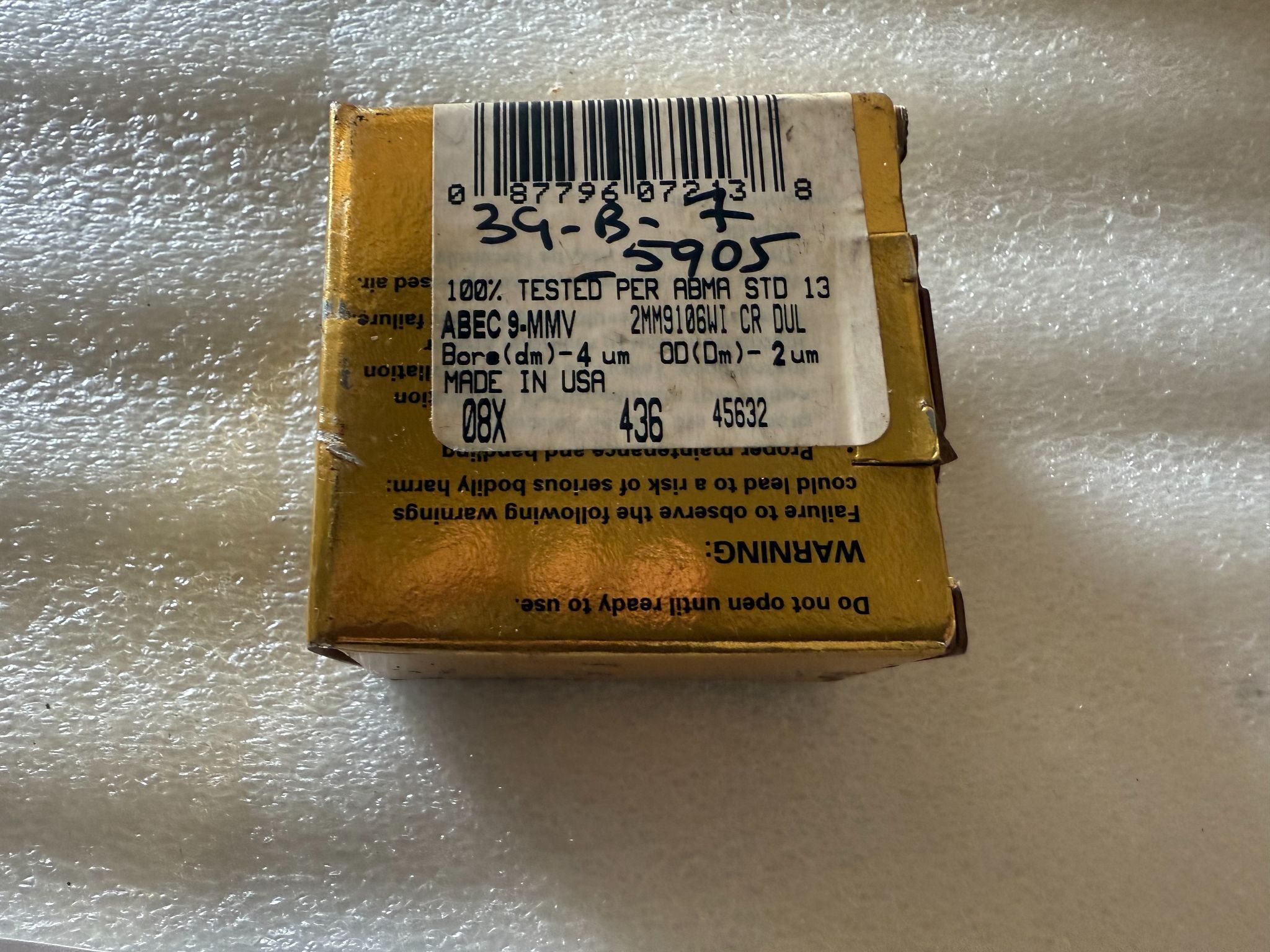TIMKEN 2MM9106WI-DUL Angular Contact Bearing 30 mm ID x 55 mm OD NEW (Duplex Set) 2