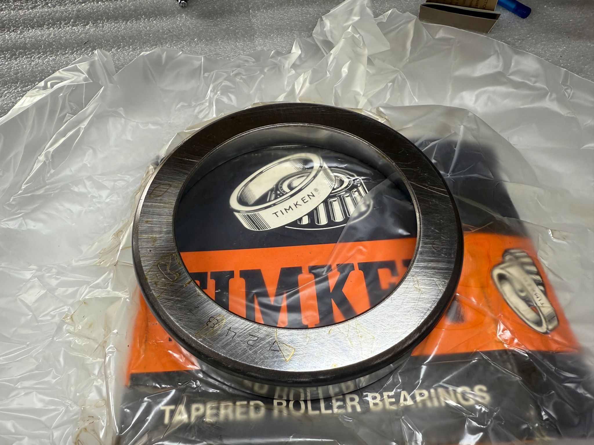 TIMKEN 72487 Tapered Roller Bearing Cup 123.825 mm OD NEW 2