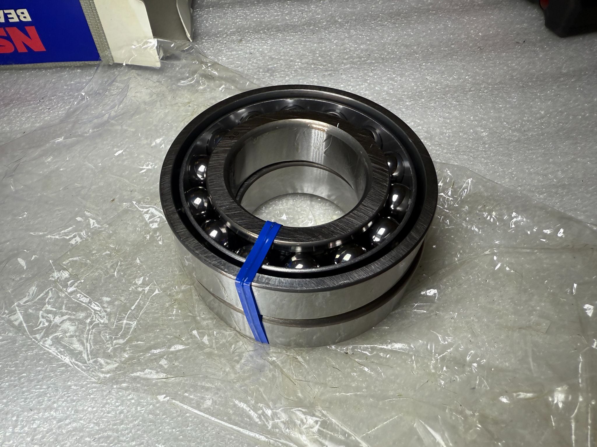 NSK 7208AWDB Angular Contact Ball Bearing Set NEW 2