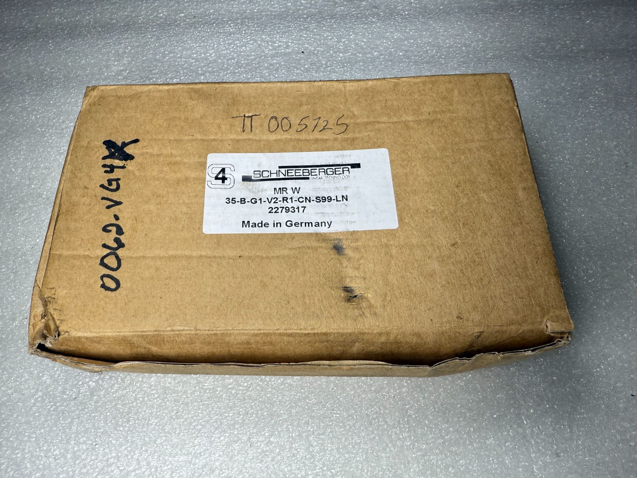 SCHNEEBERGER MR W 35-B-G1-V2-R1-CN-S99-LN Linear Guide Block NEW 0