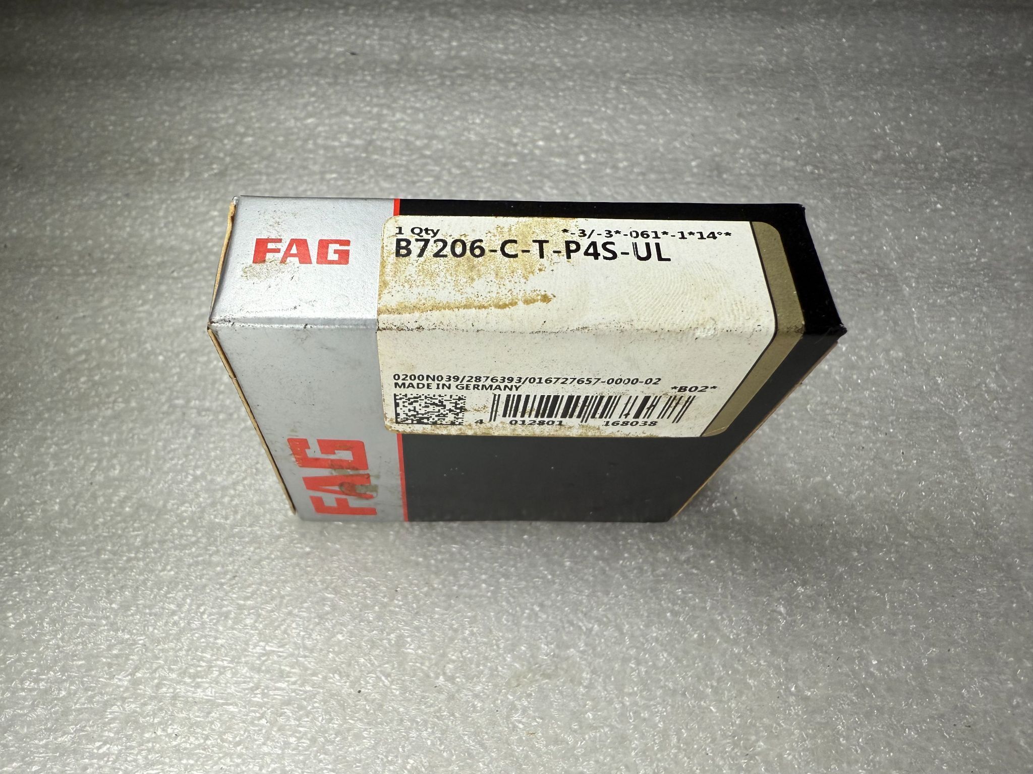 FAG B7206-C-T-P4S-UL Super Precision Angular Contact Ball Bearing NEW 1