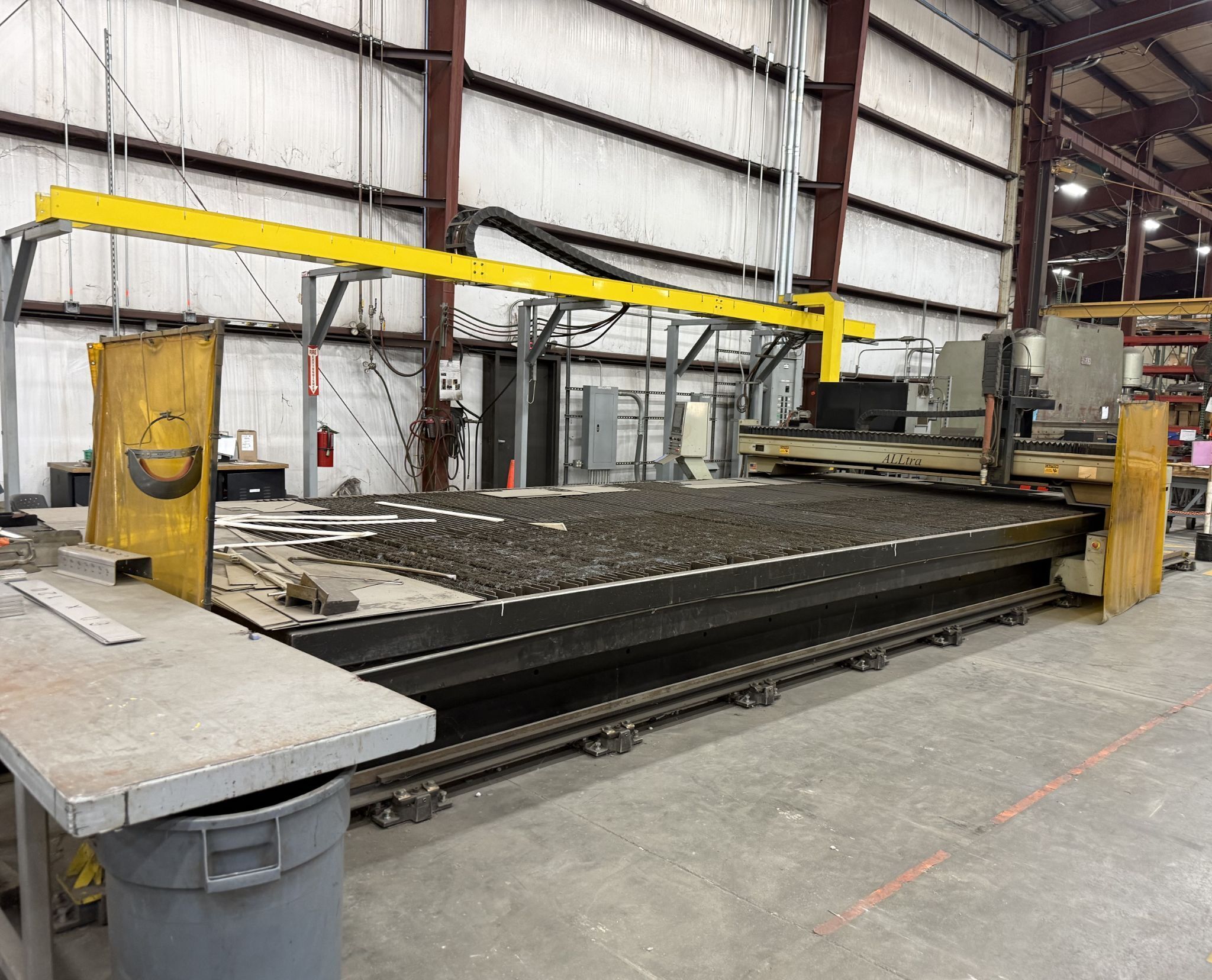 2012 ALLtra PG14-10DTR CNC Plasma Cutting System Used 14' x 25' Cutting Bed 0
