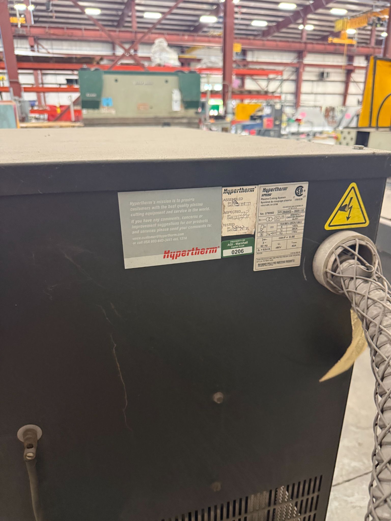2012 ALLtra PG14-10DTR CNC Plasma Cutting System Used 14' x 25' Cutting Bed 4