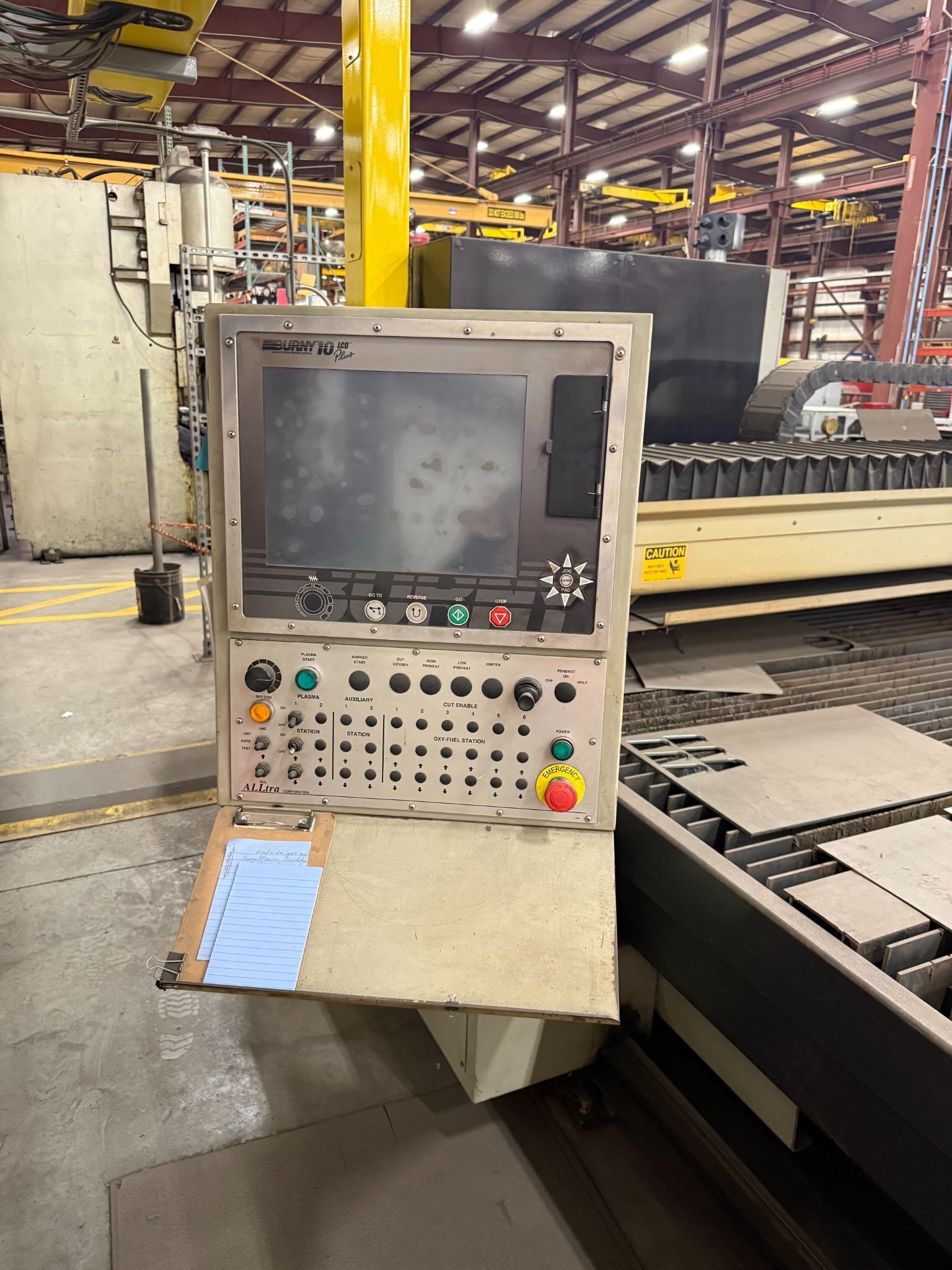 2012 ALLtra PG14-10DTR CNC Plasma Cutting System Used 14' x 25' Cutting Bed 2