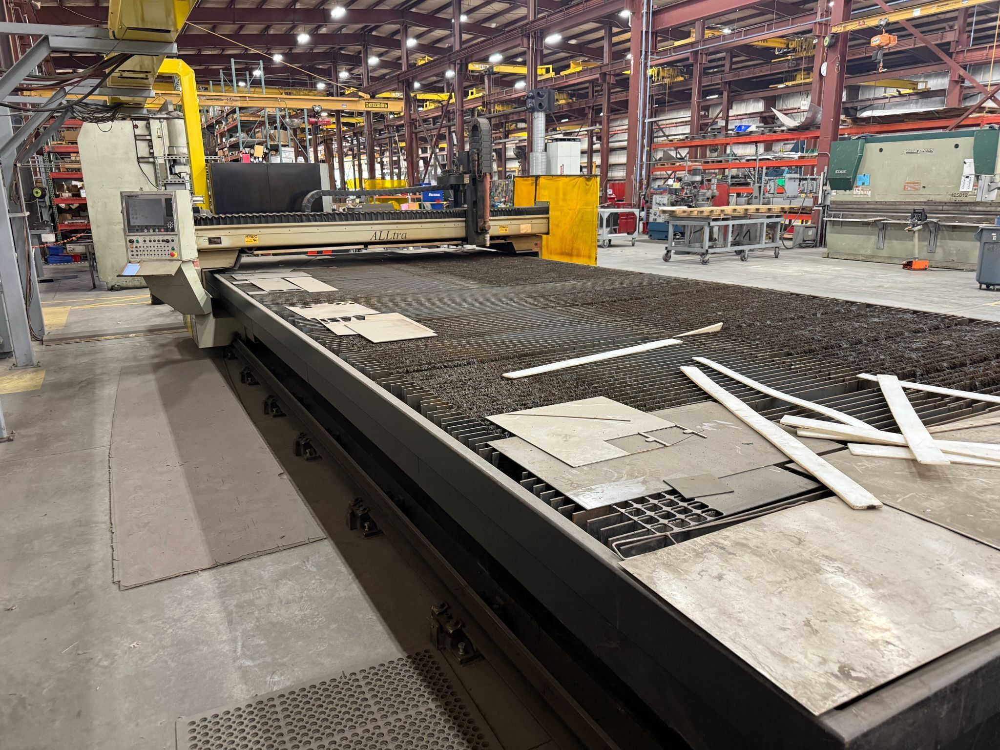 2012 ALLtra PG14-10DTR CNC Plasma Cutting System Used 14' x 25' Cutting Bed 1