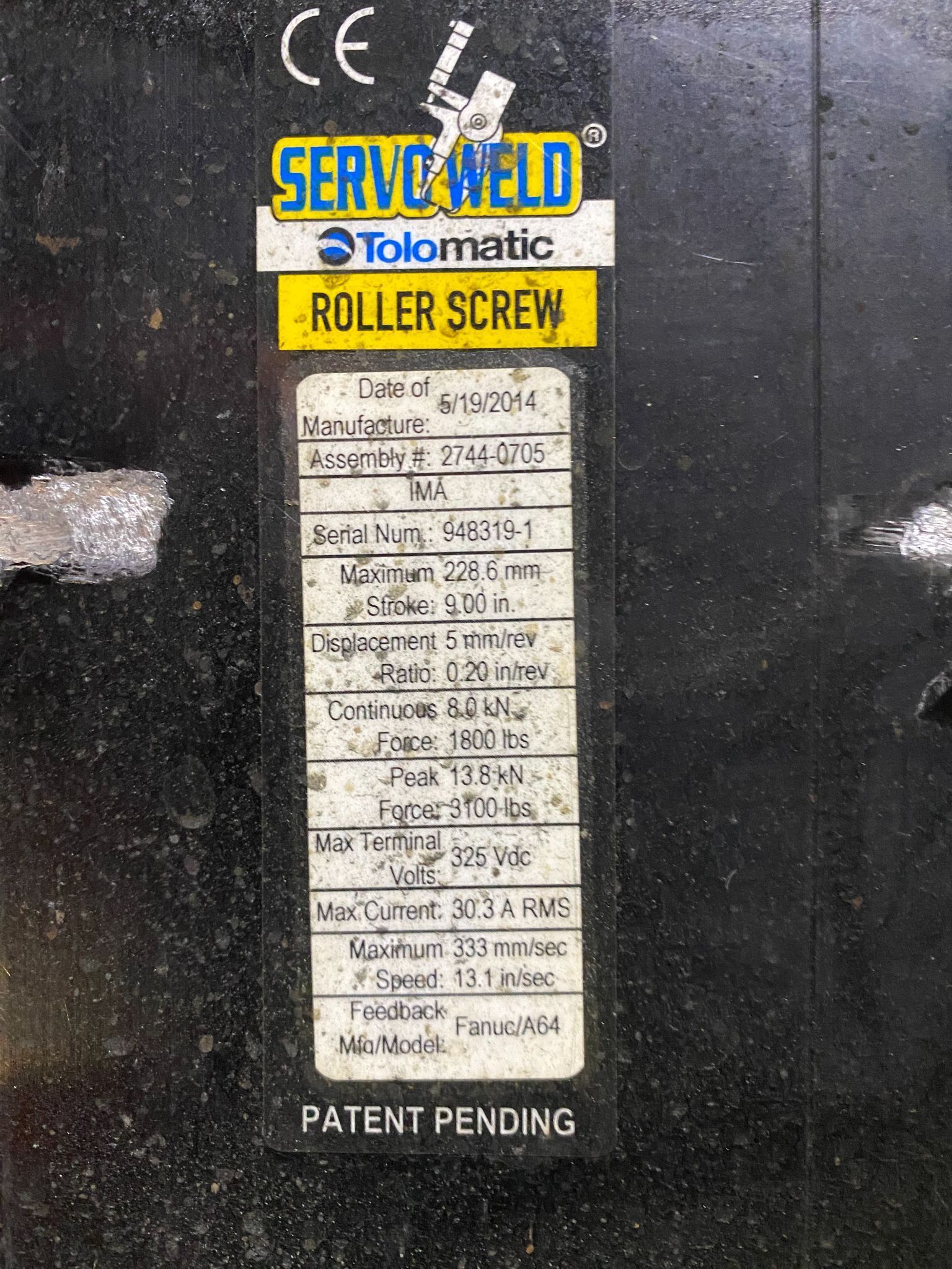 MILCO 637-12200-23 Titan Series "C" Type Weld Gun USED REPAIRED 3