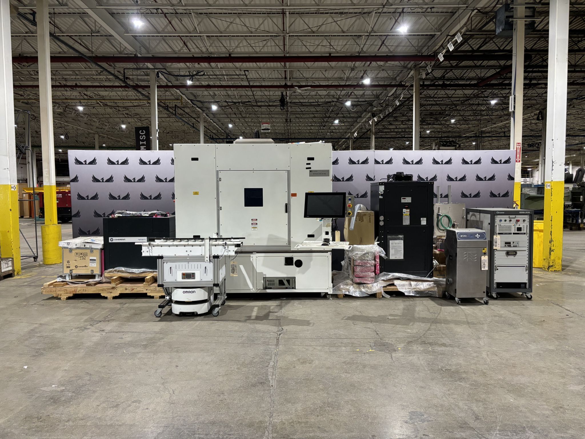 BUSBAR LASER WELD SYSTEM W/ COHERENT HIGHLIGHT FL2000; NEW 0