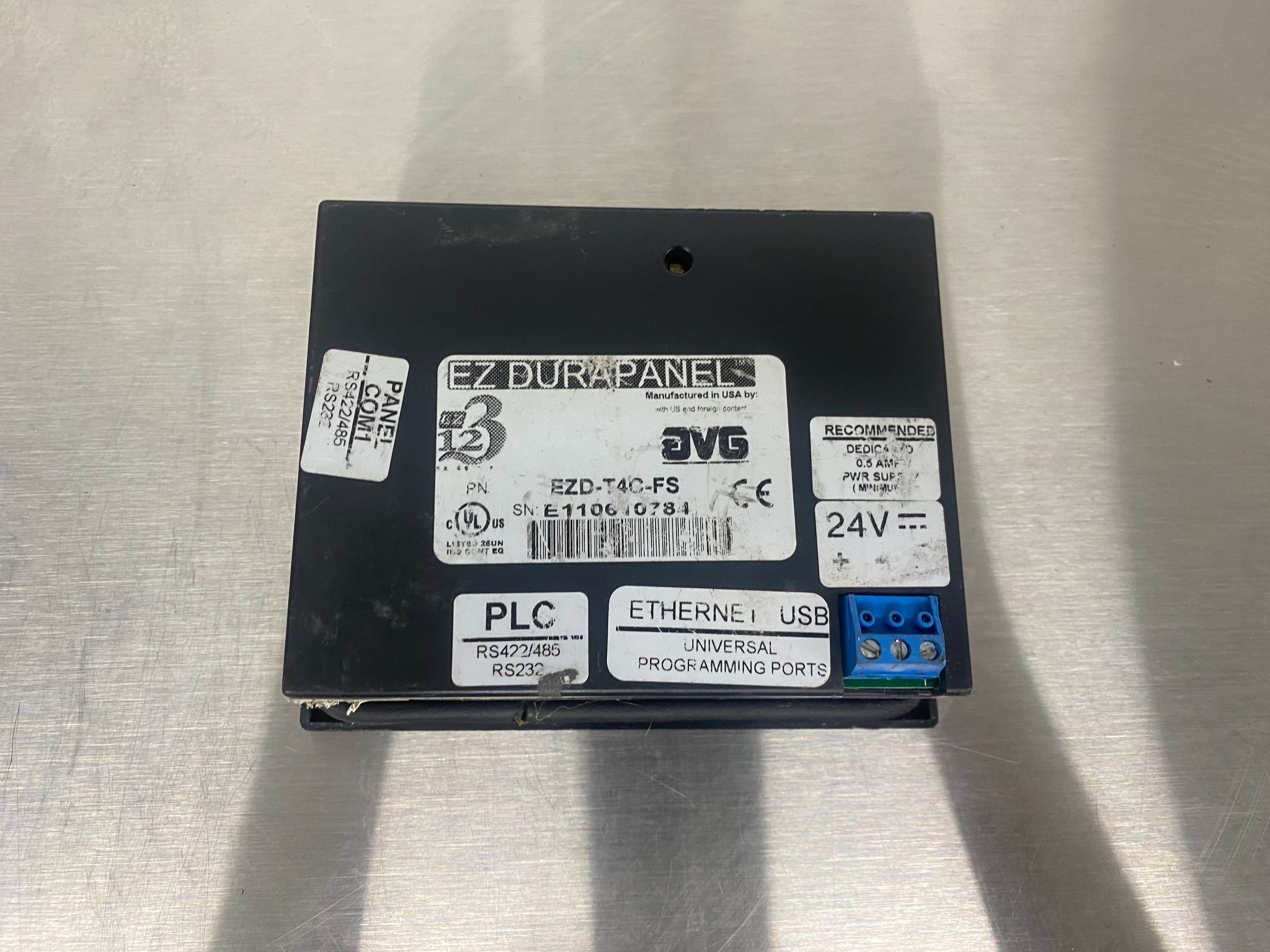 AVG Automation - EZD-T4C-FS HMI/Operator Panel USED 1