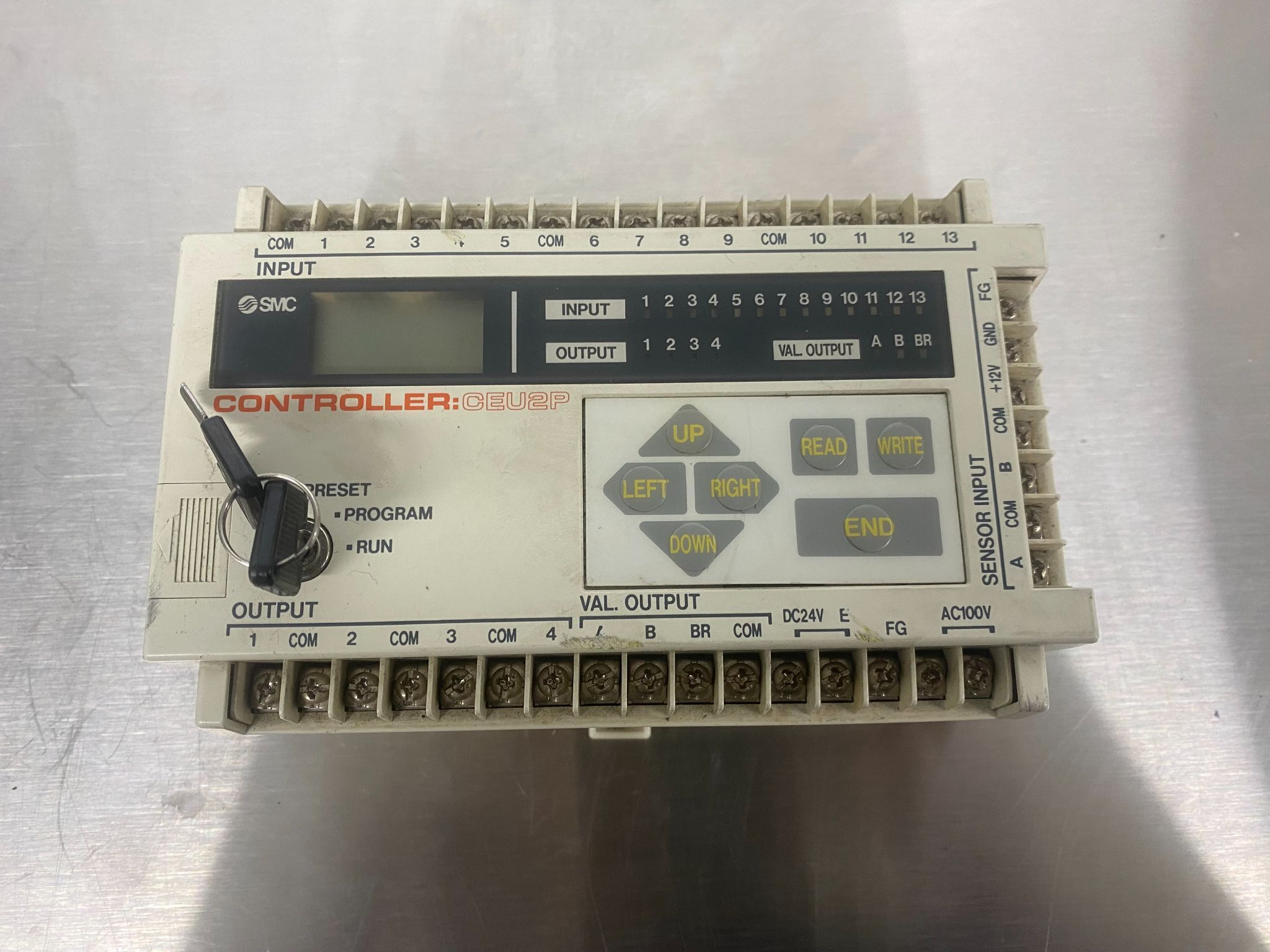 SMC CEU2P Pneumatic Controller USED 0