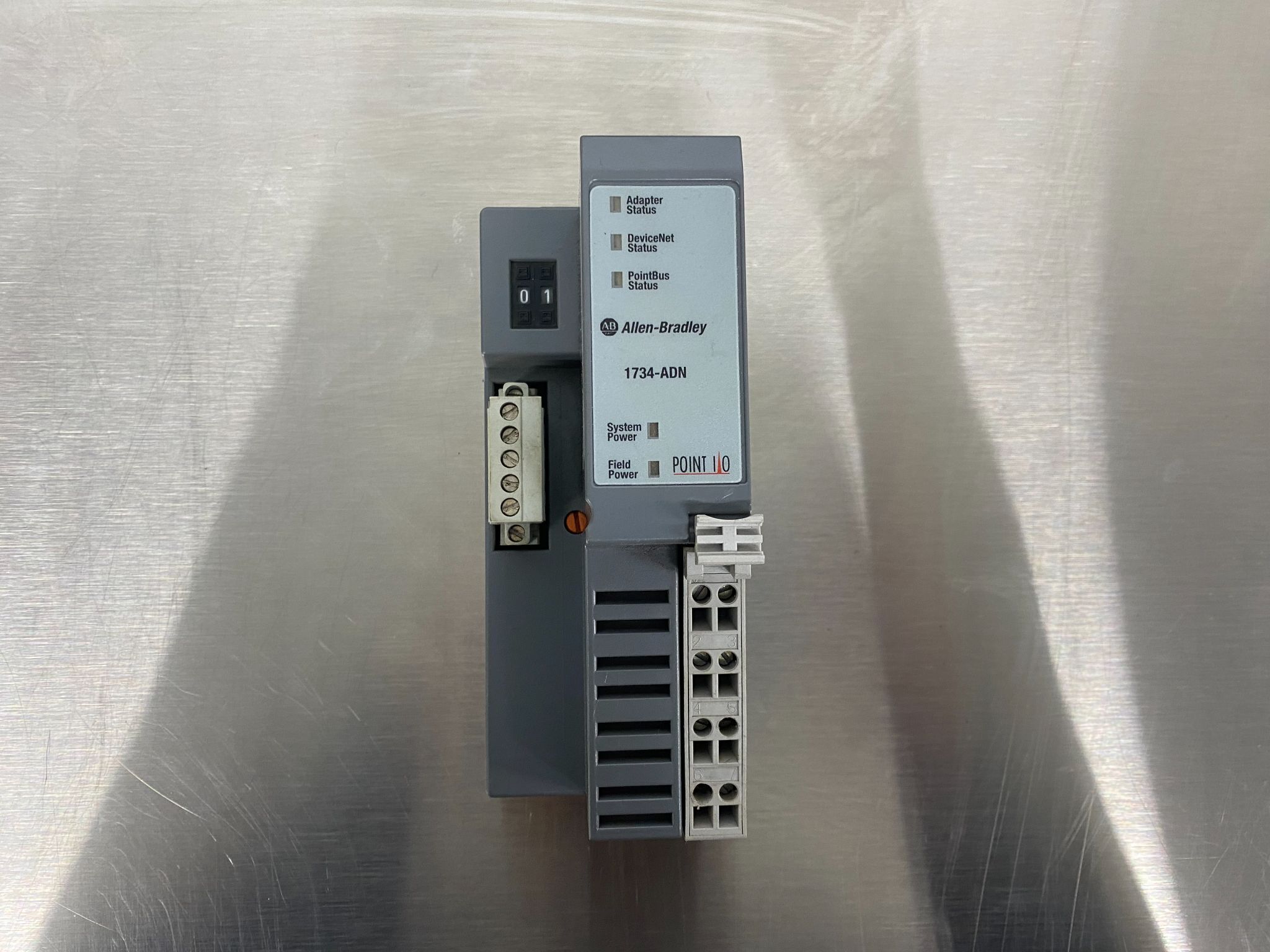 ALLEN BRADLEY 1734-ADN/B Point I/O Network Adapter Module USED 0
