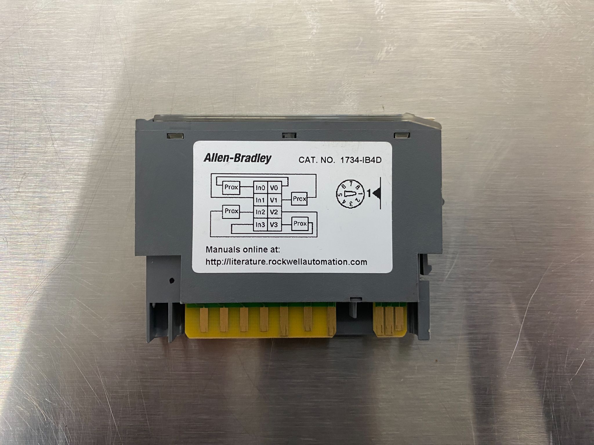 ALLEN BRADLEY 1734-IB4D Point I/O VDC Logic Input Module USED 1