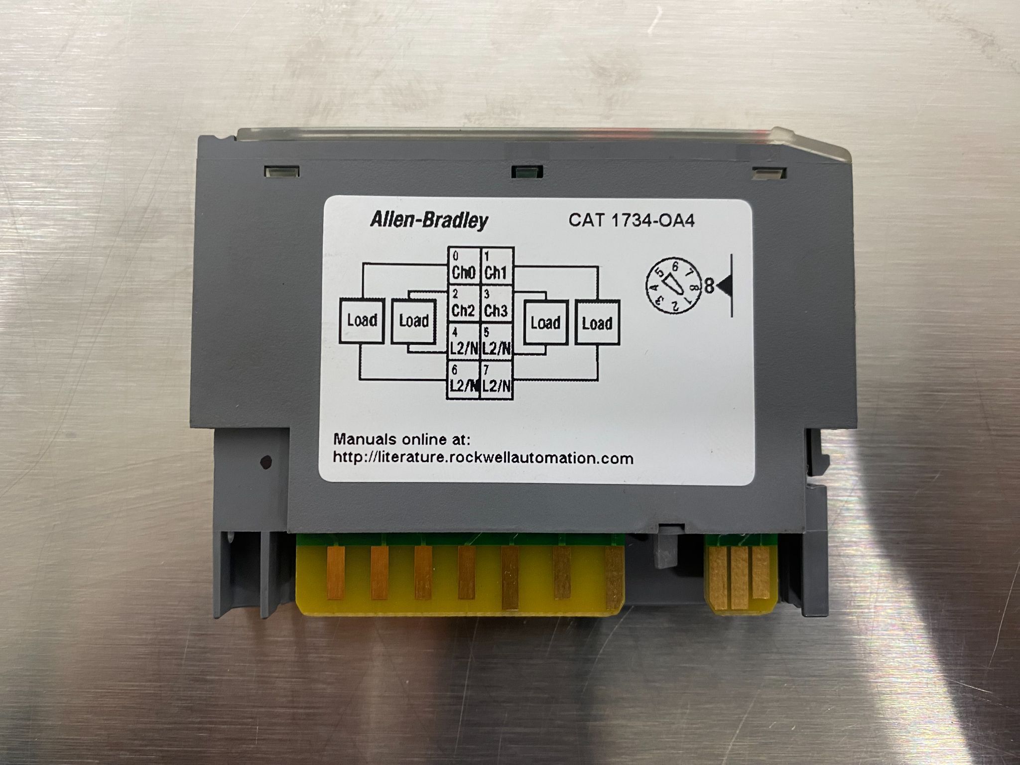 ALLEN BRADLEY 1734-OA4 Point I/O VDC Logic Output Module USED 2