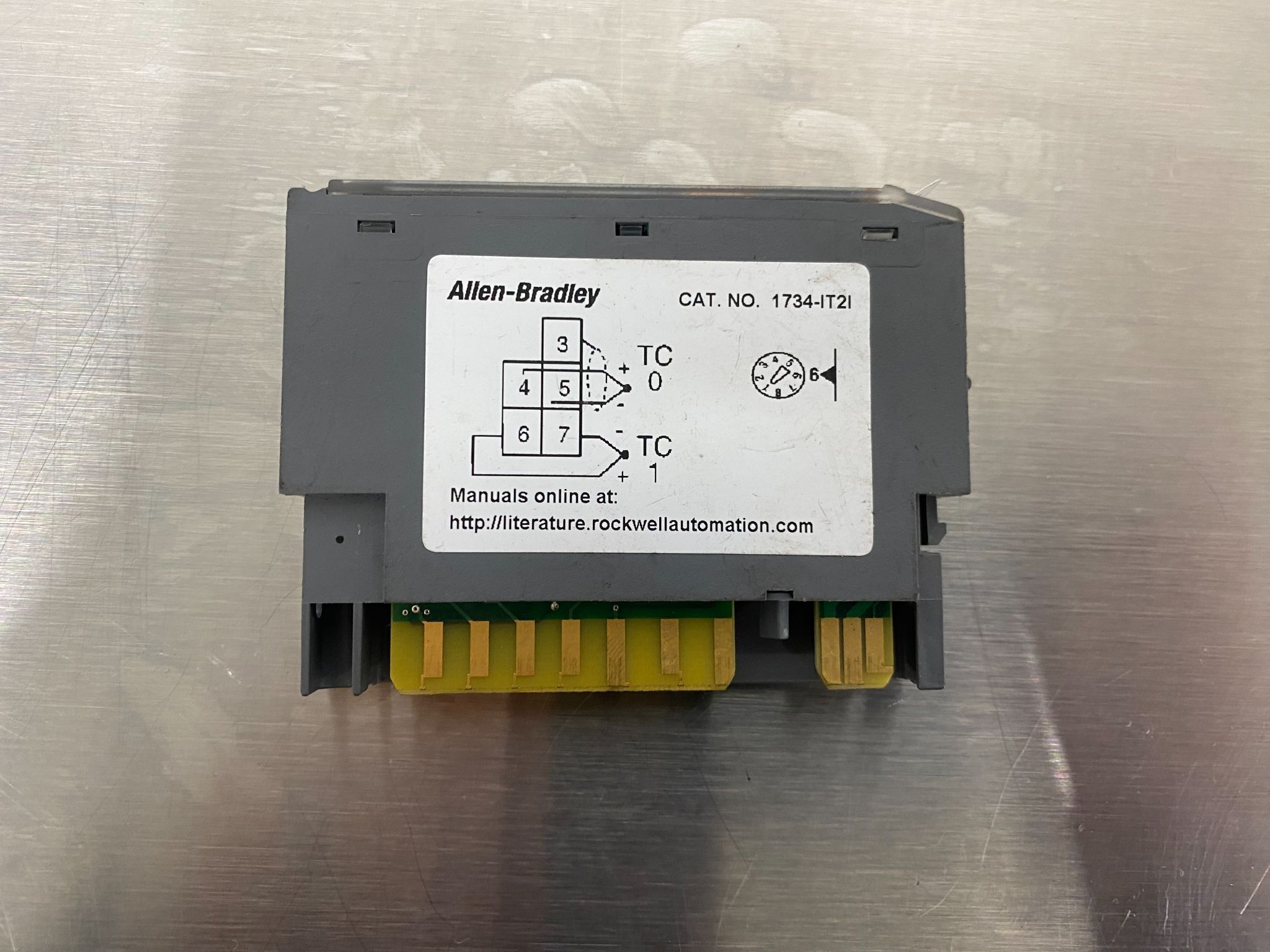 ALLEN BRADLEY 1734-IT2I Point I/O Thermocouple Input Module USED 1