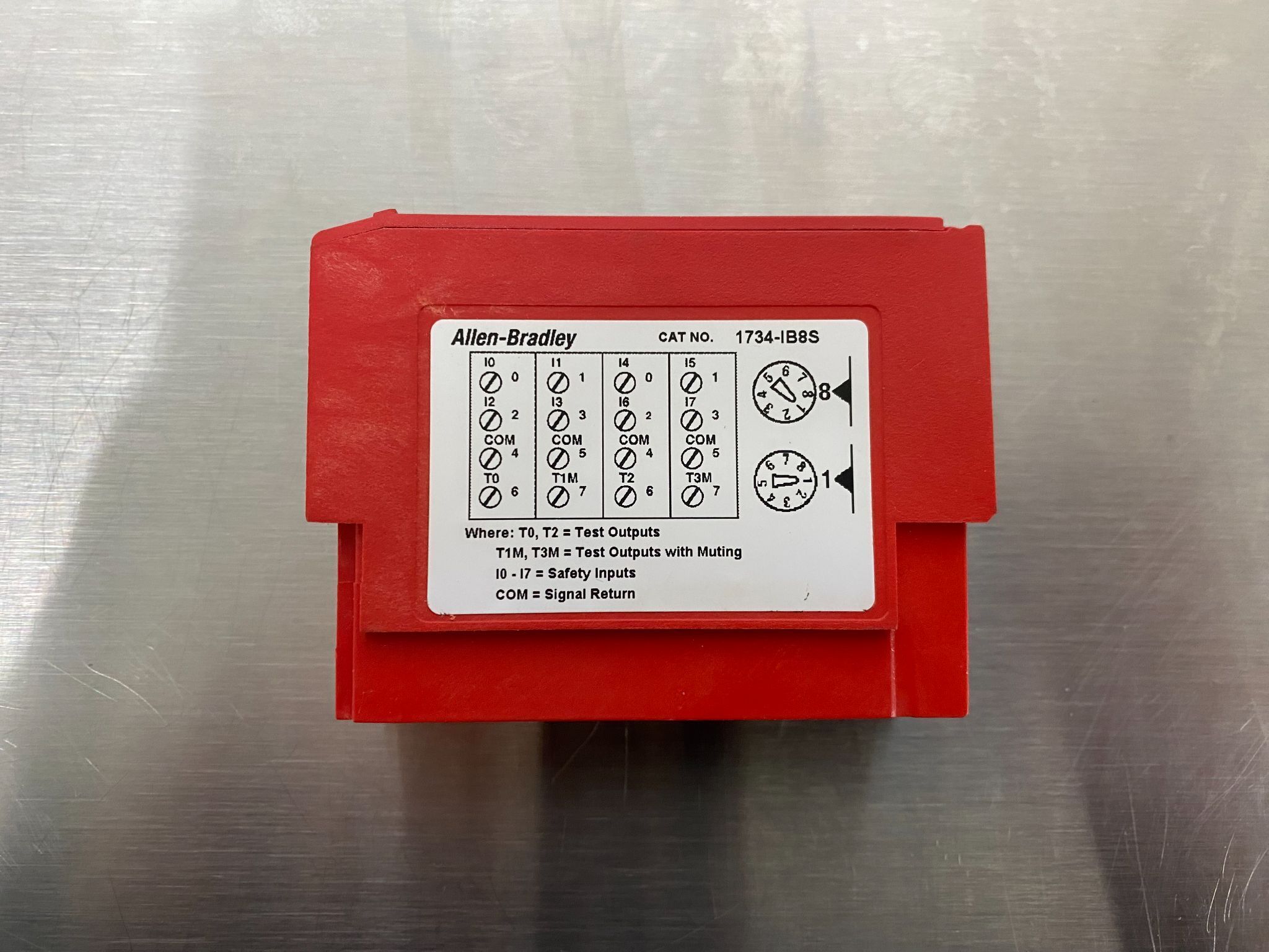 ALLEN BRADLEY 1734-IB8S Point I/O Digital Safety Input Module USED 2