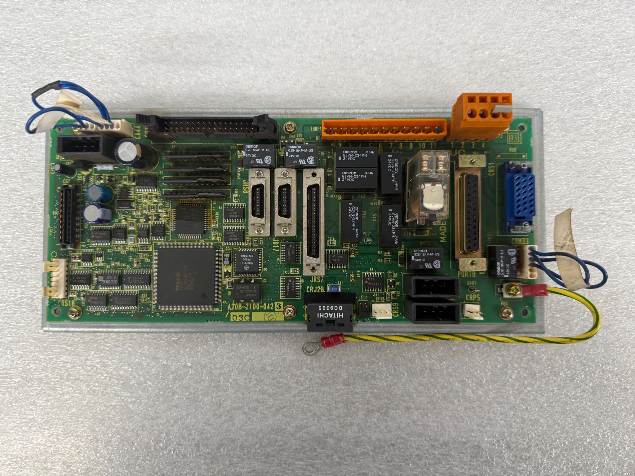 FANUC A20B-2100-0423/03C PCB - Operator Control Board USED 0