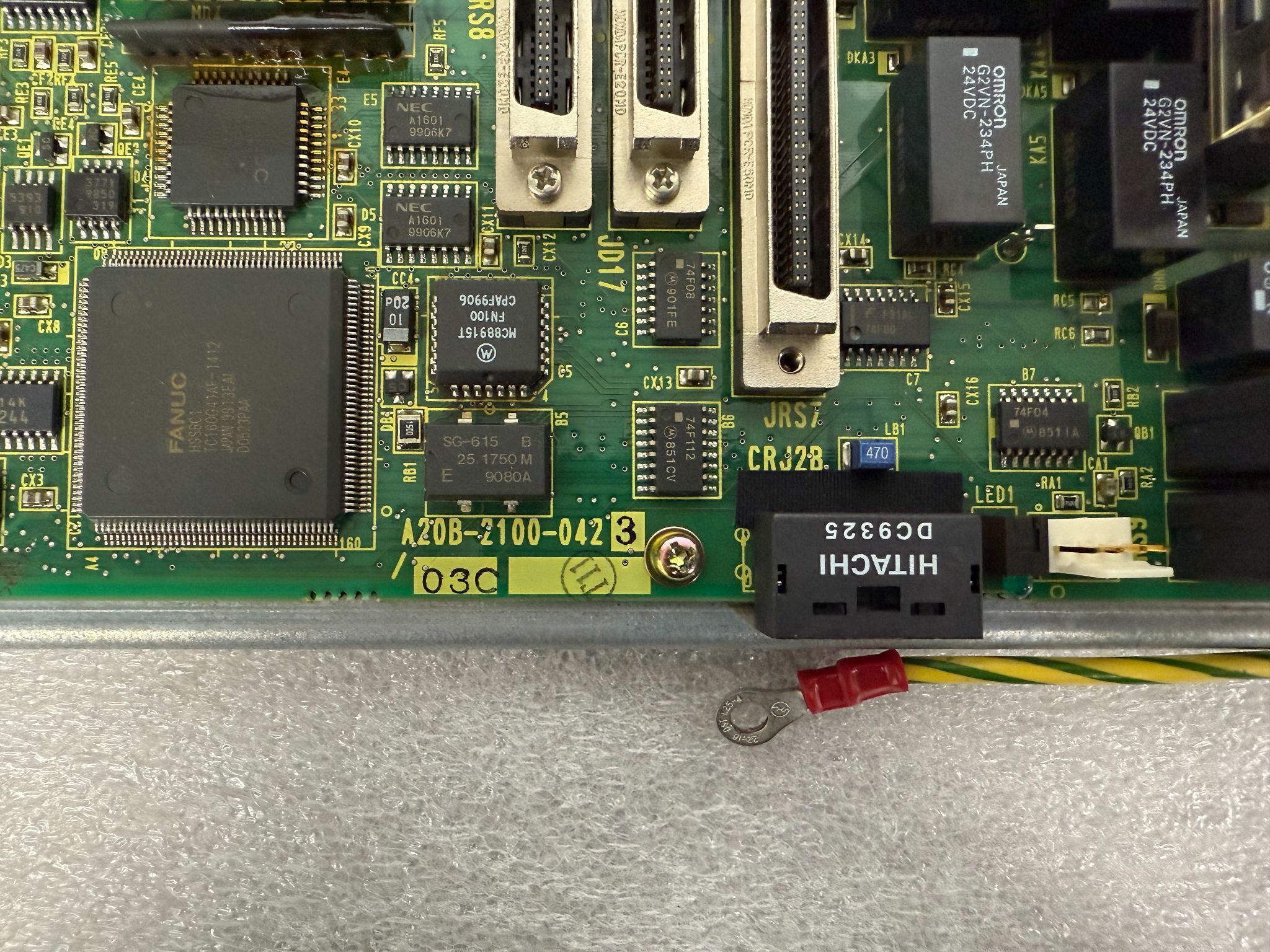FANUC A20B-2100-0423/03C PCB - Operator Control Board USED 1