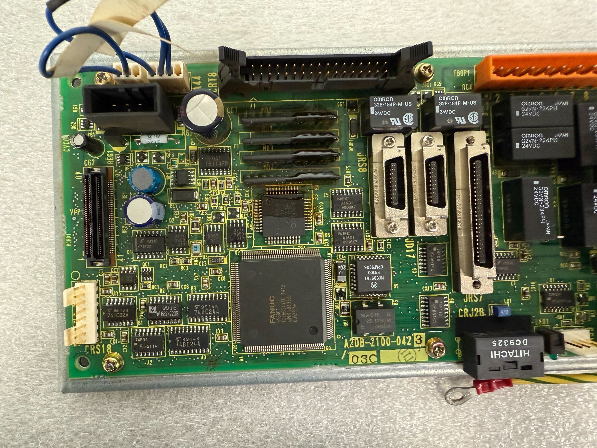 FANUC A20B-2100-0423/03C PCB - Operator Control Board USED 2