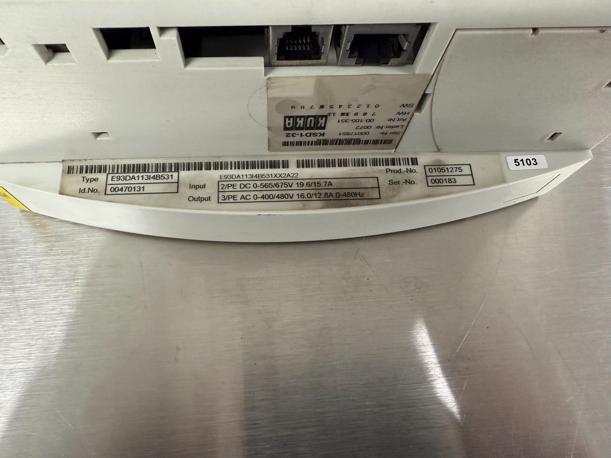 KUKA KSD1-32 Servo Drive Controller USED 7