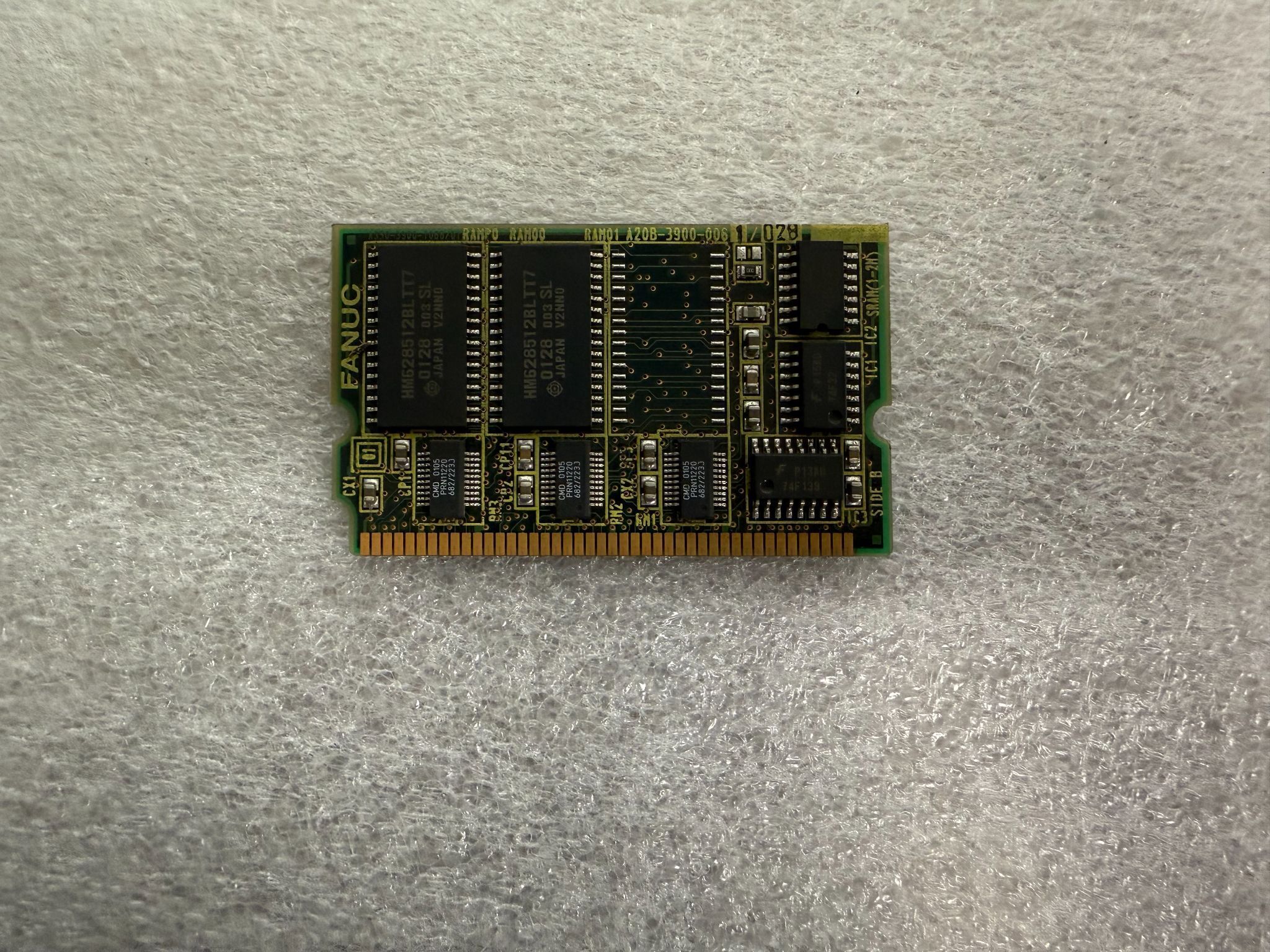 FANUC A20B-3900-0061/02B PCB - 1MB SRAM FS16I/18I/15I Memory Module USED 0