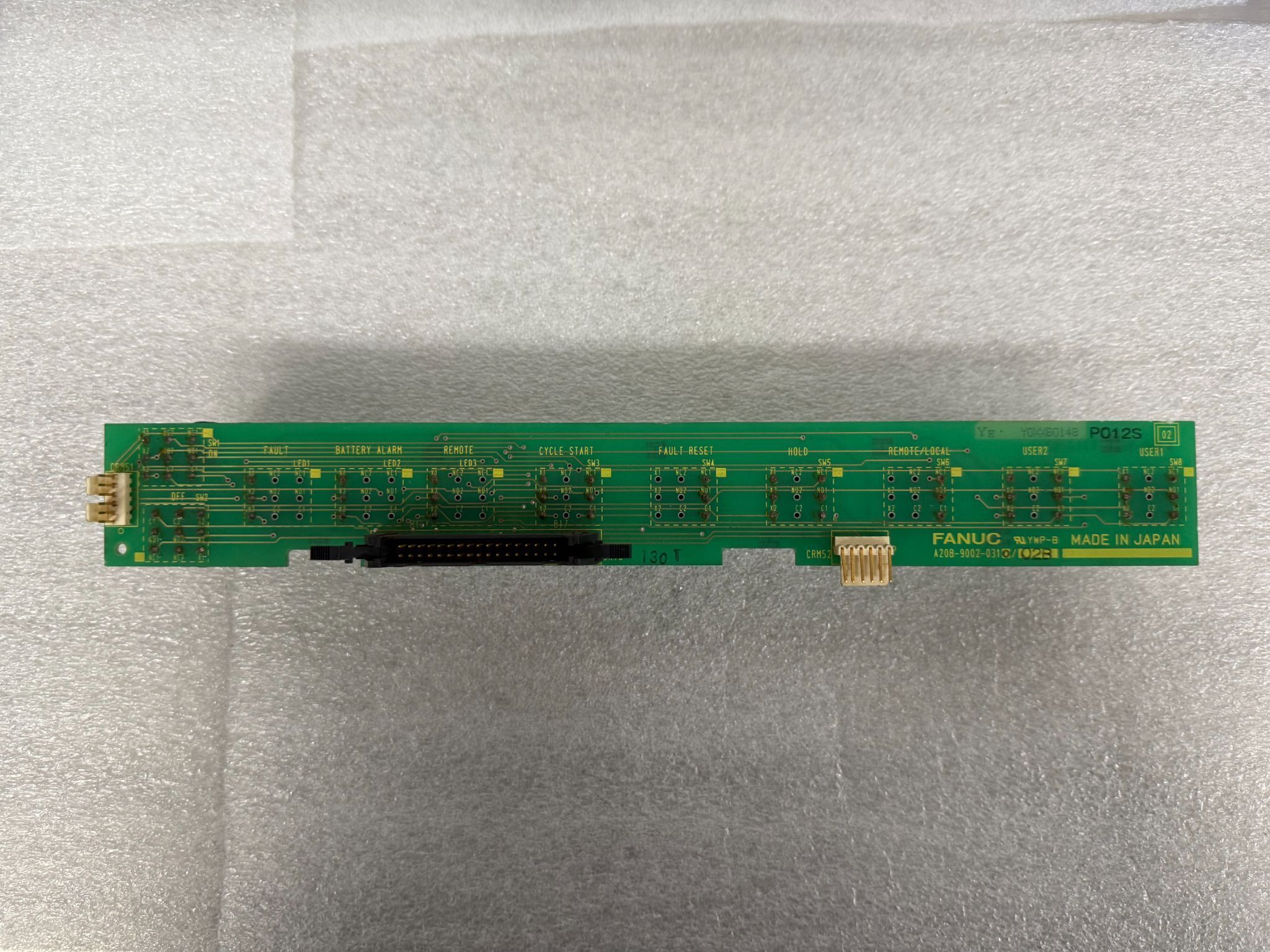 FANUC A20B-9002-0310/02B PCB - RJ3 Operator Panel Board USED 0