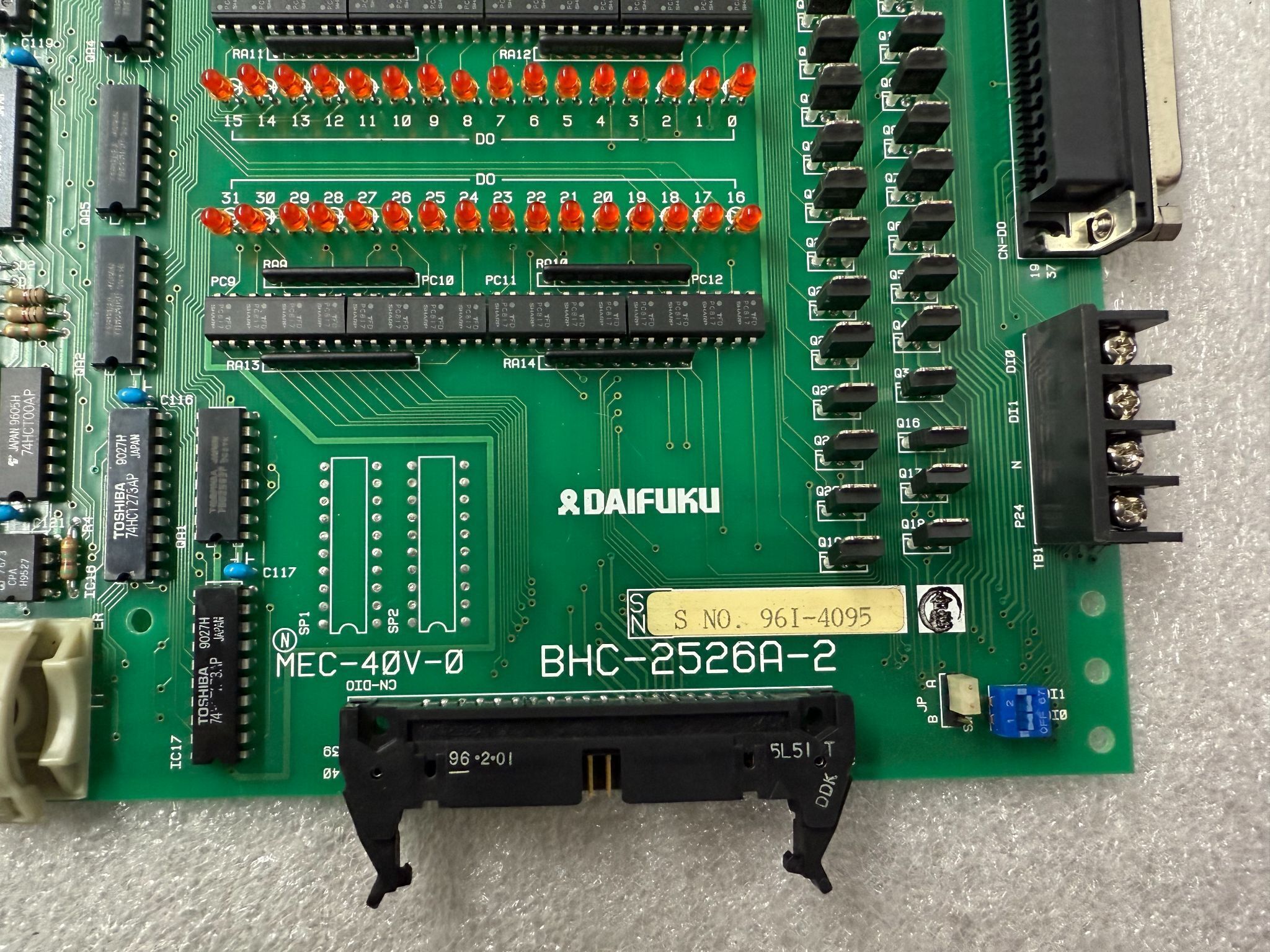 DAIFUKU BHC-2526A-2 PC Board USED 1