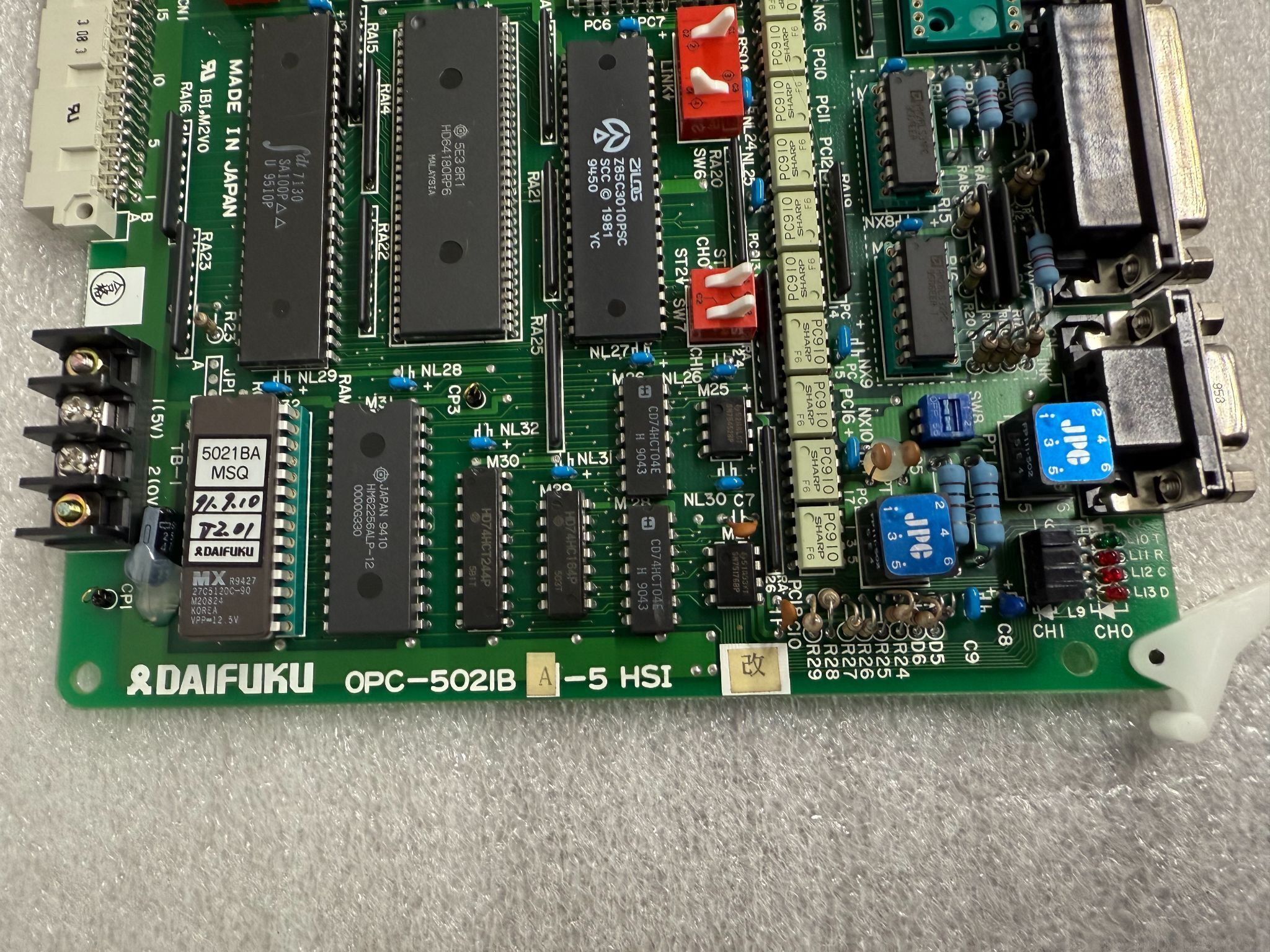 DAIFUKU OPC-5021B A-5 HSI PC Board USED 1