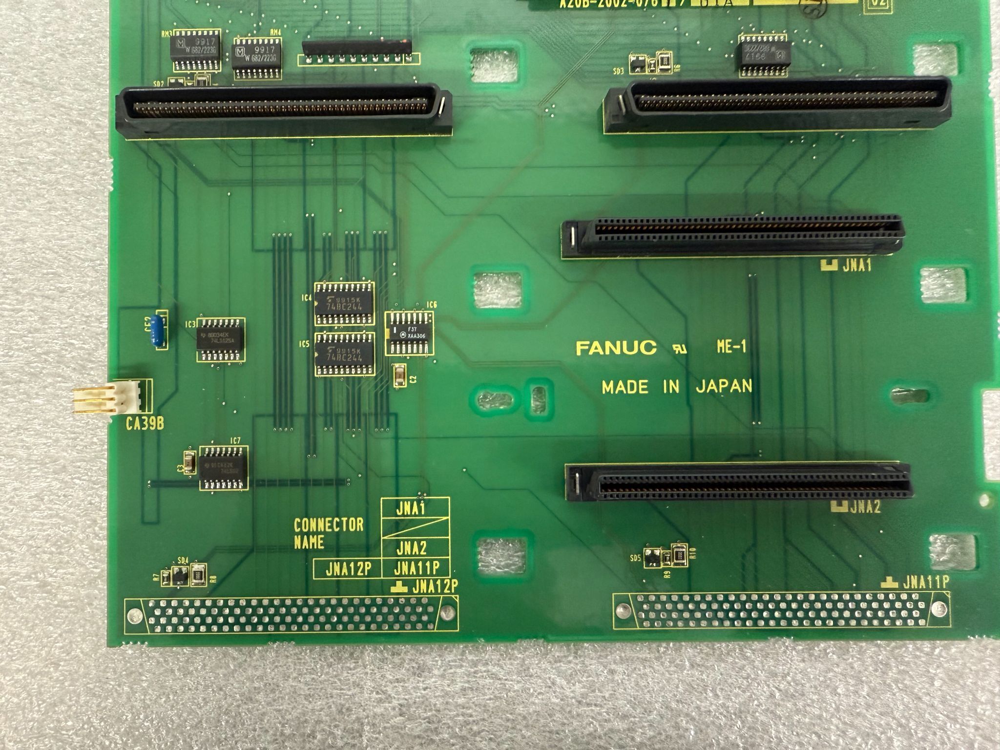 FANUC A20B-2002-0761/01A PCB - Backplane USED 1