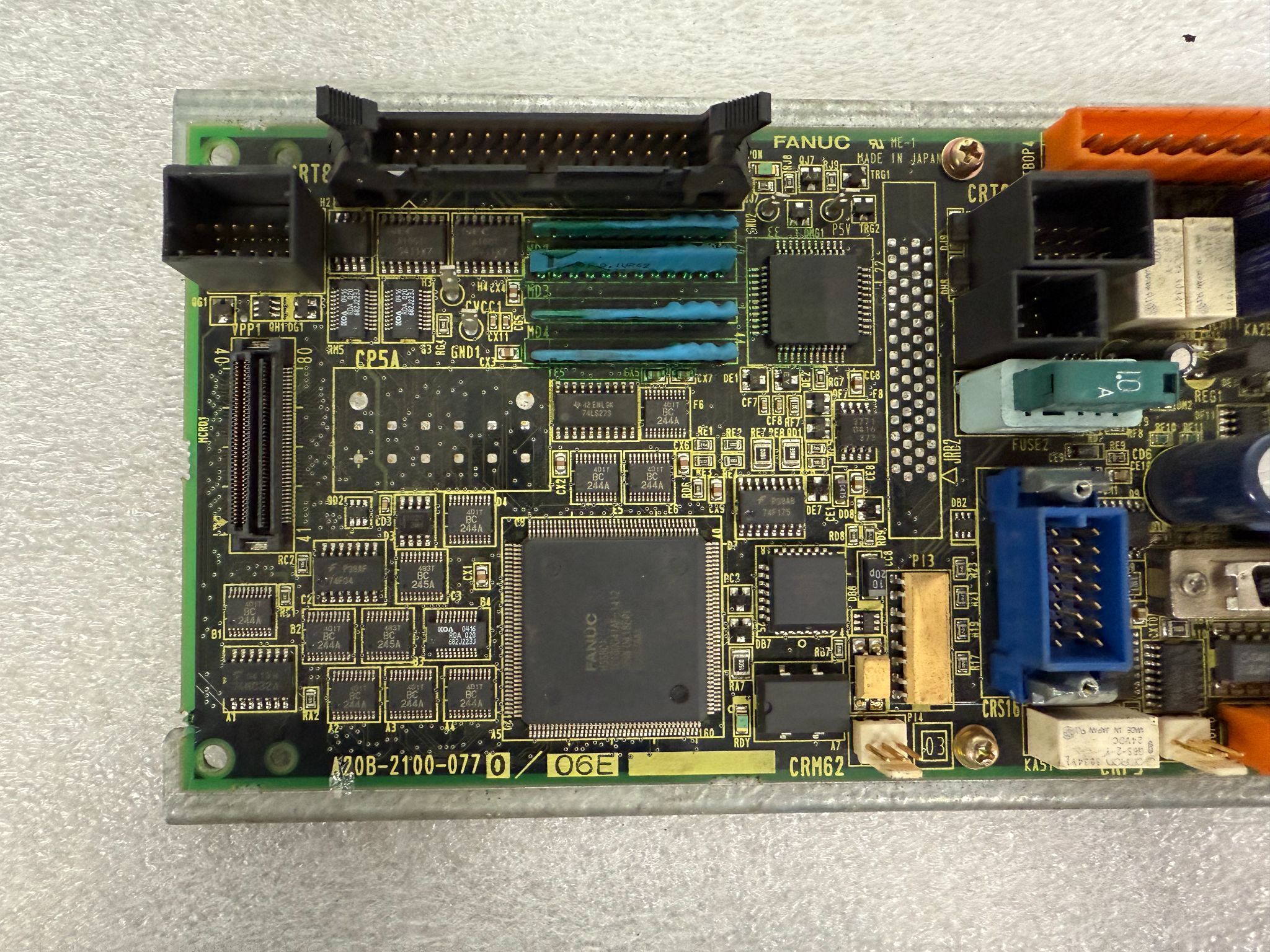 FANUC A20B-2100-0770 /06E PCB - R-J3iB Operator Control Board USED 1