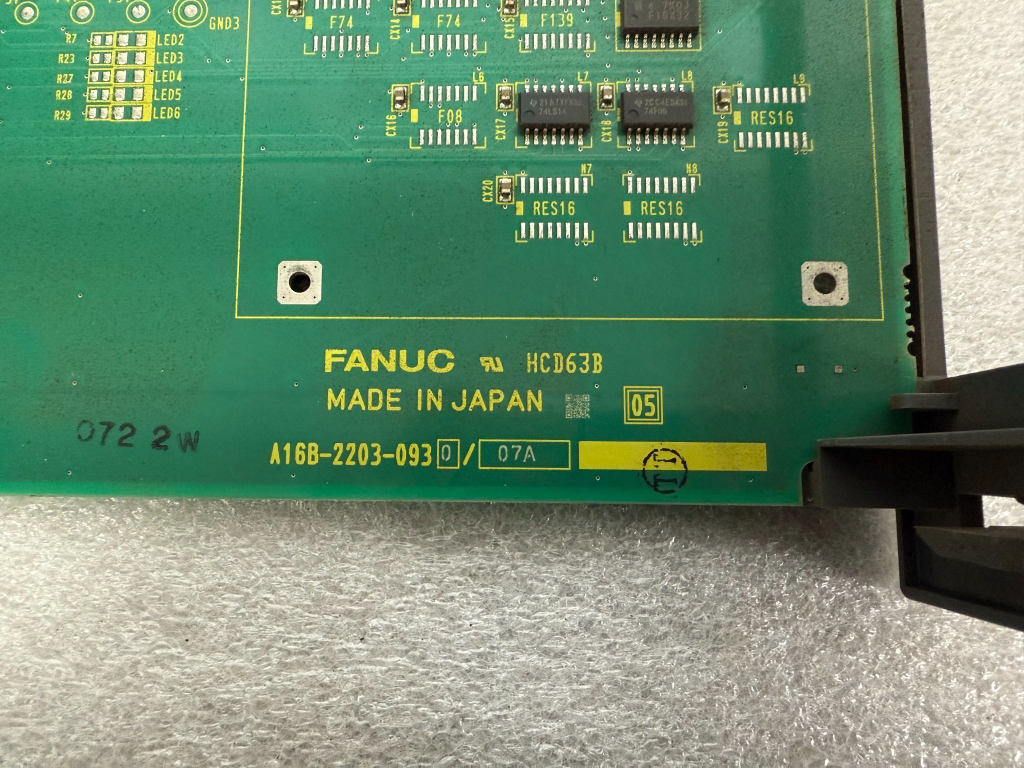 FANUC A16B-2203-0930 /07A PCB - PC104 Interface Module USED 4
